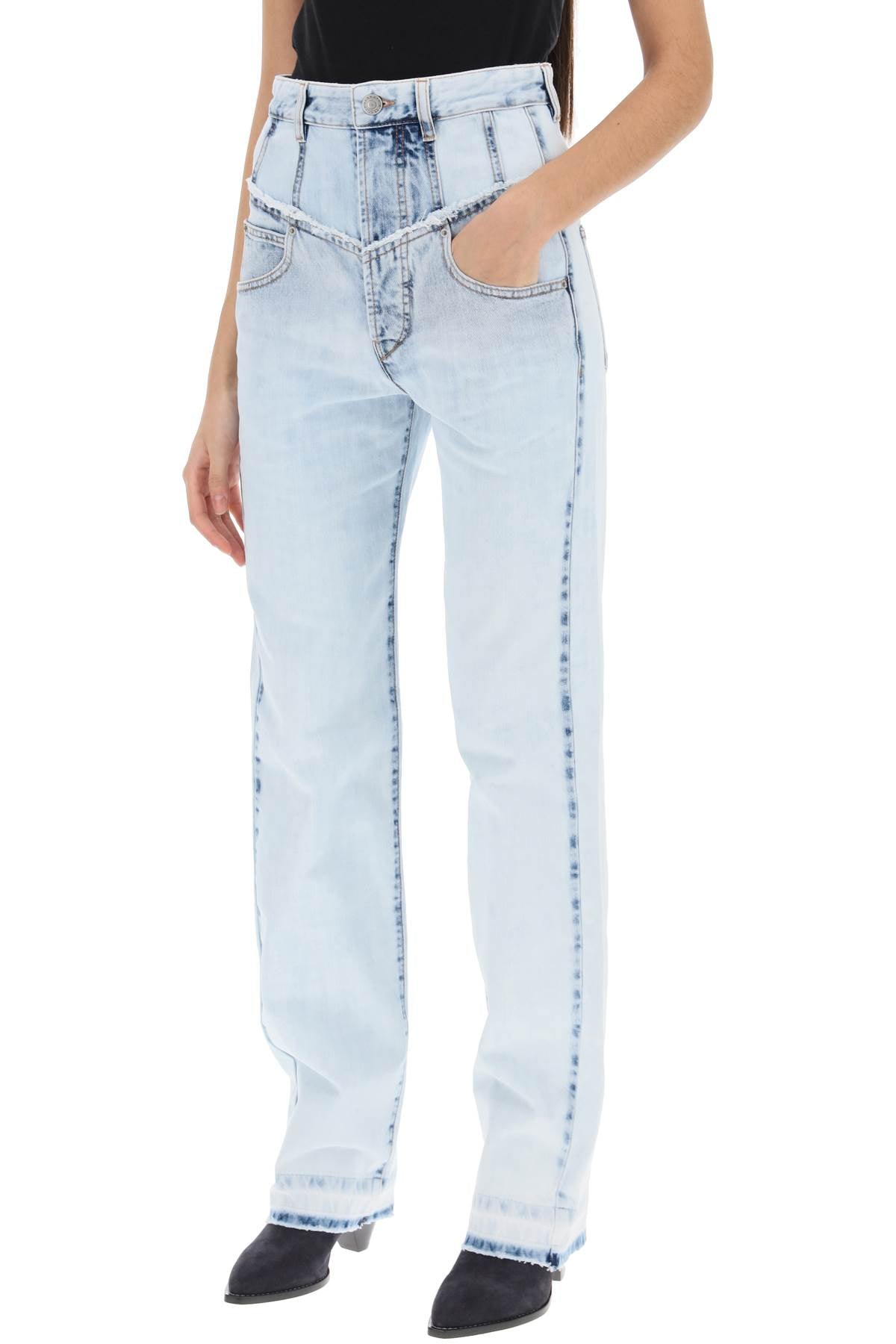 Isabel Marant noemie straight leg jeans image 3