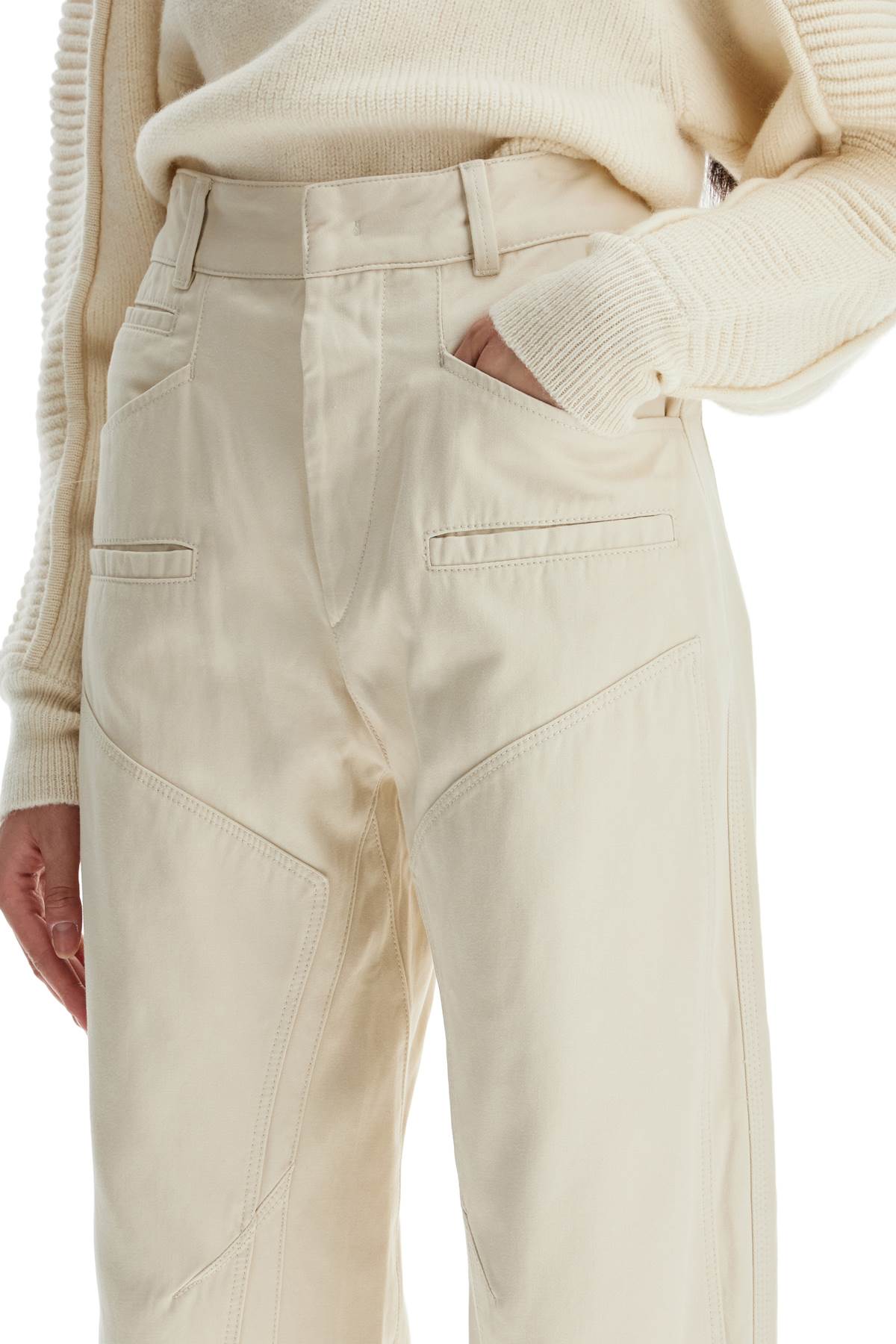 Isabel Marant Emmy Multi-Pocket High-Waisted Pants image 3