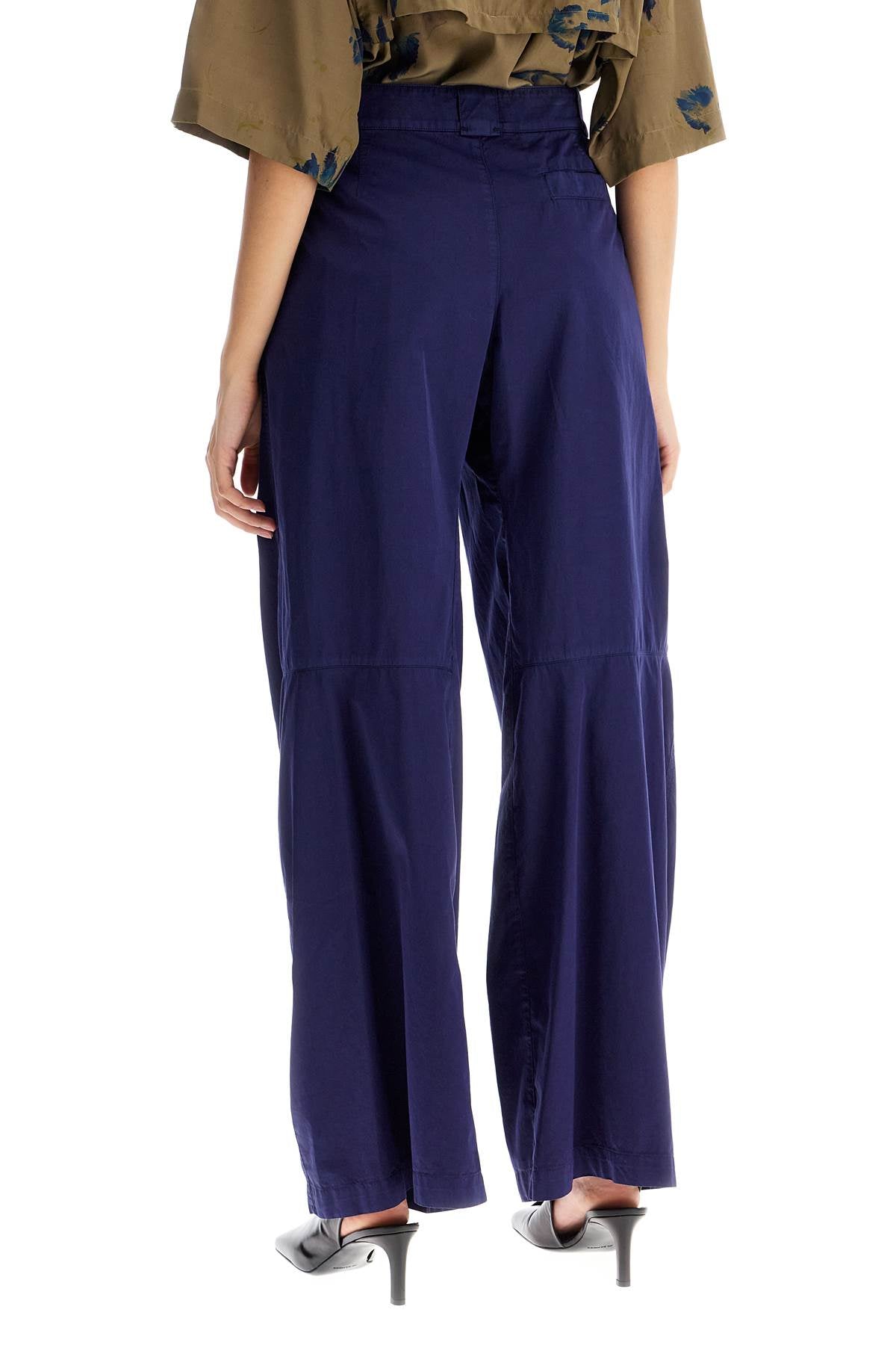 Lemaire Wide-Leg Draped Cotton Pants image 2