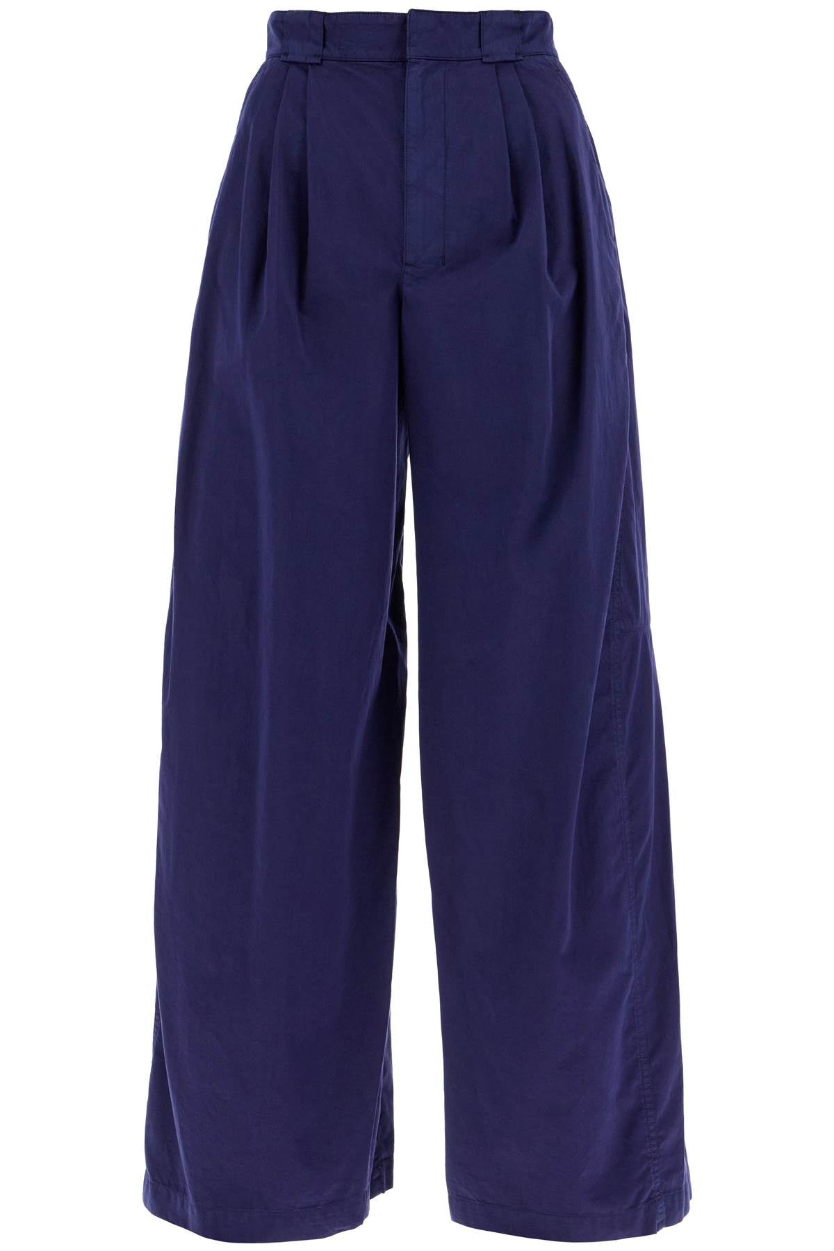 Lemaire Wide-Leg Draped Cotton Pants image 0