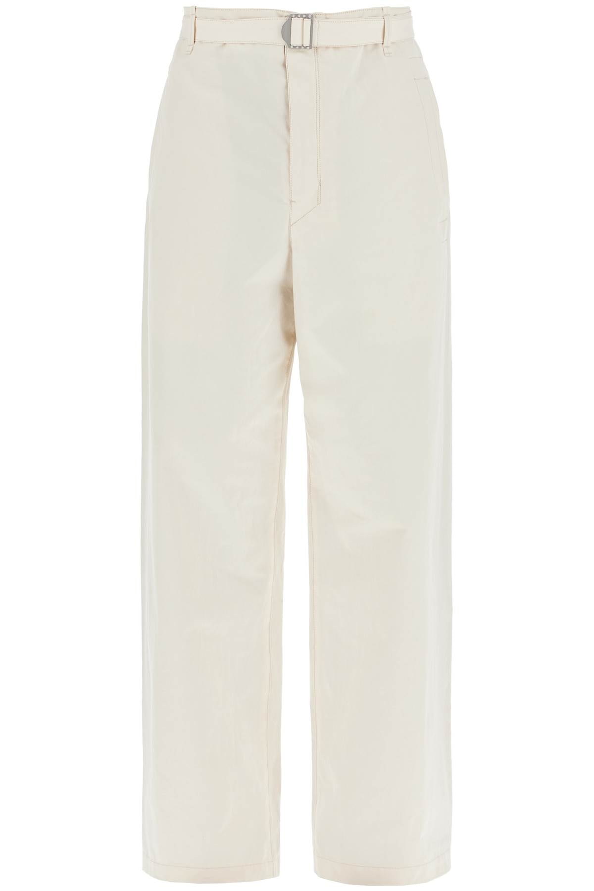 Lemaire straight-cut pants with belt image 0