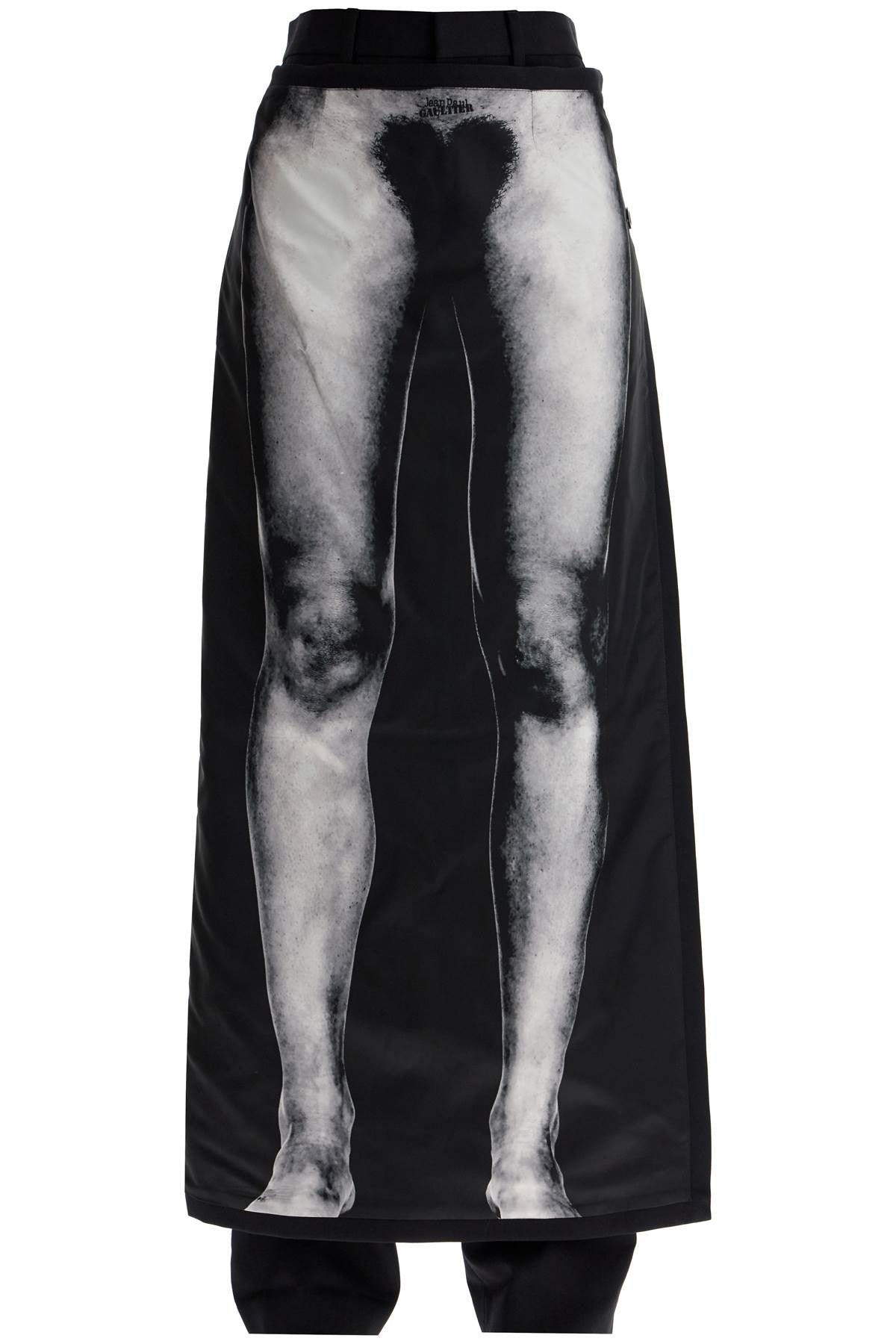 Jean Paul Gaultier Wool Pants with Removable Marinière Body Panel image 0