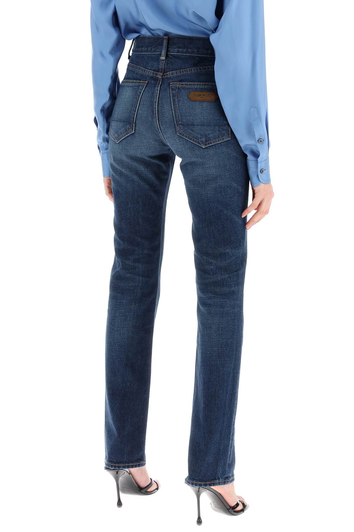 Tom Ford "jeans with stone wash treatment image 2