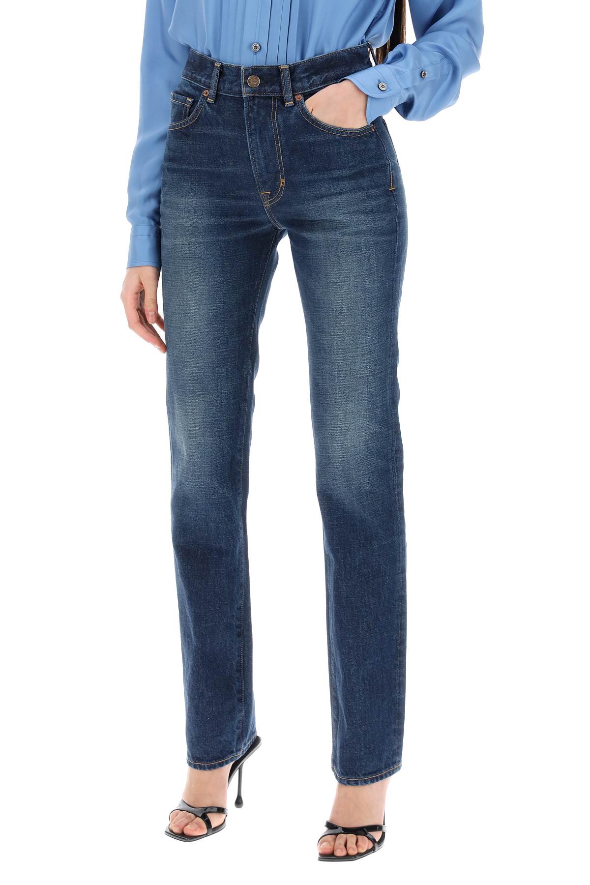 Tom Ford "jeans with stone wash treatment image 3