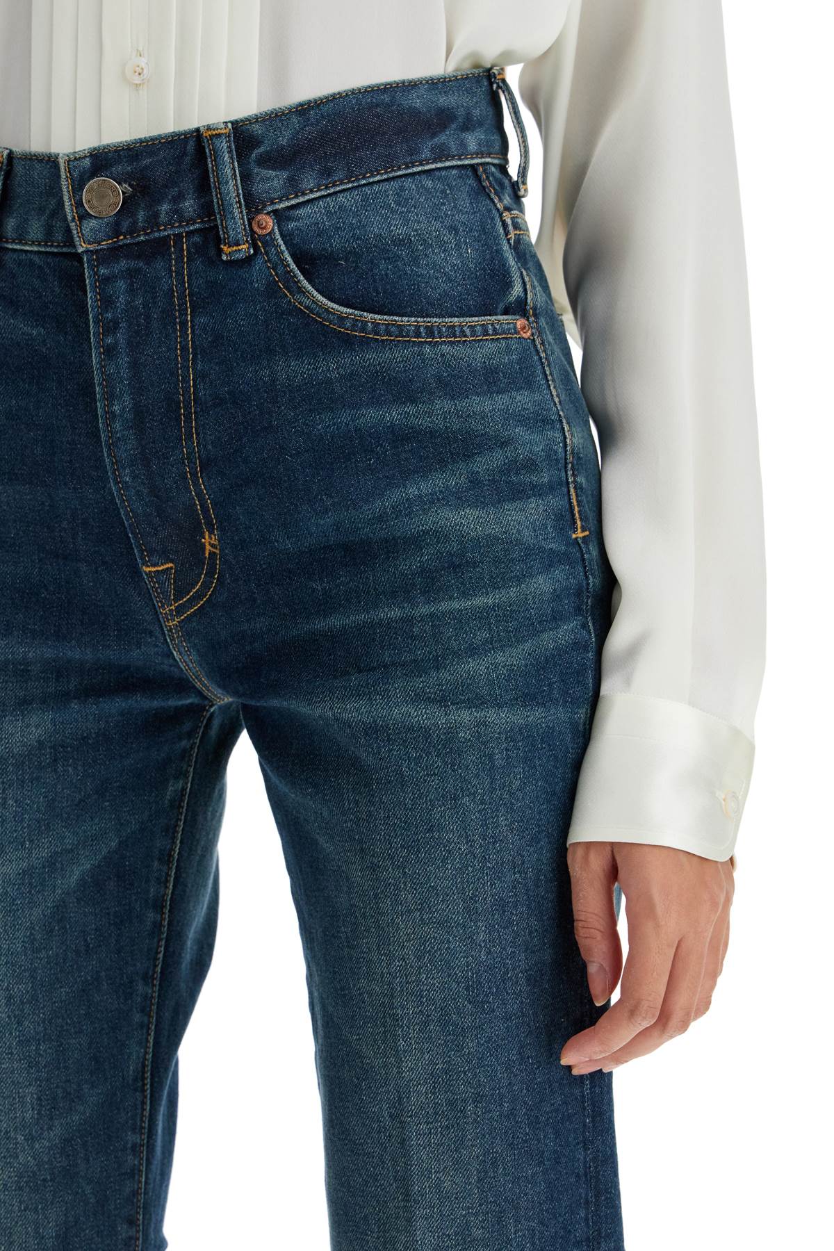 Tom Ford flare mid-rise jeans with image 3