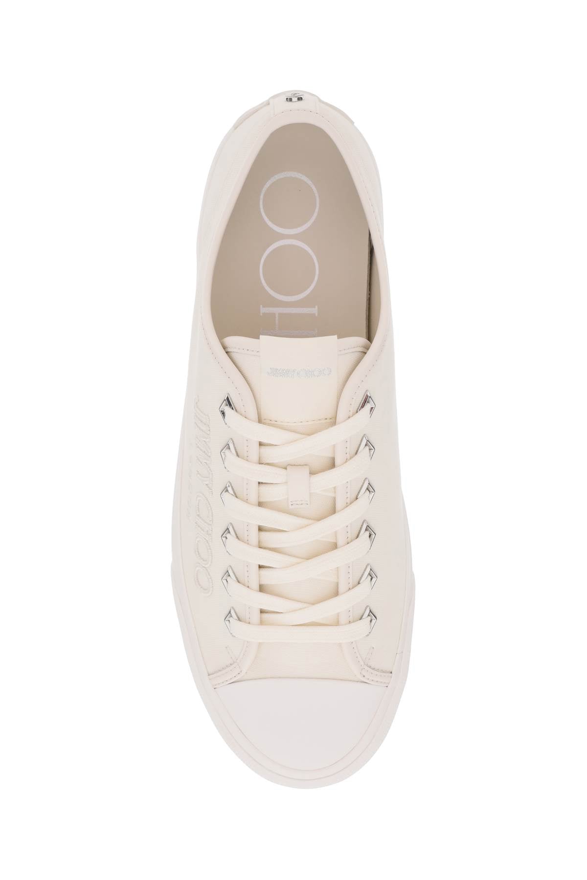 Jimmy Choo Palma M Embroidered Canvas Sneakers image 1