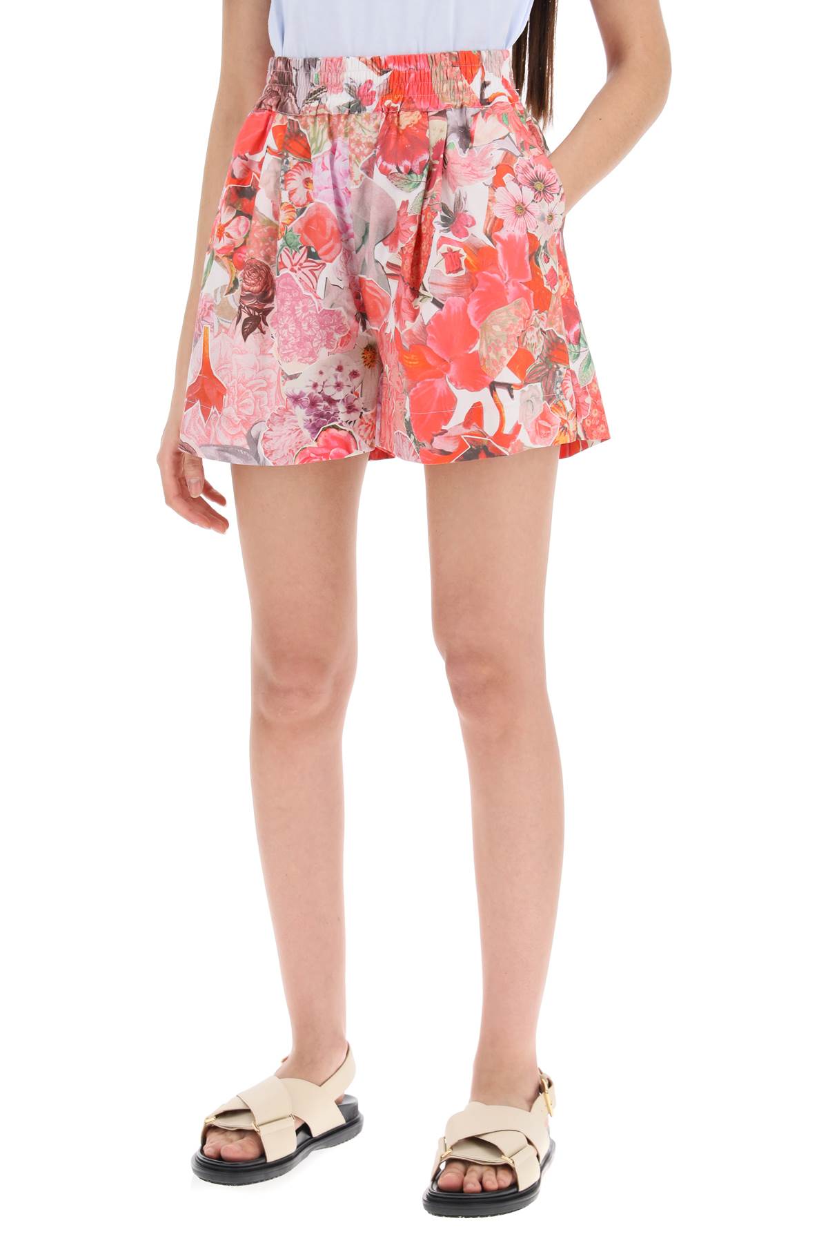 Marni floral print shorts image 3