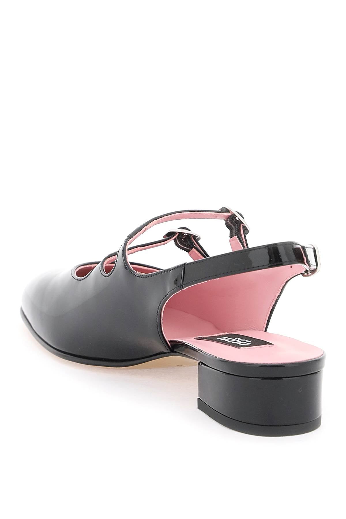 Carel patent leather pêche slingback mary jane image 2