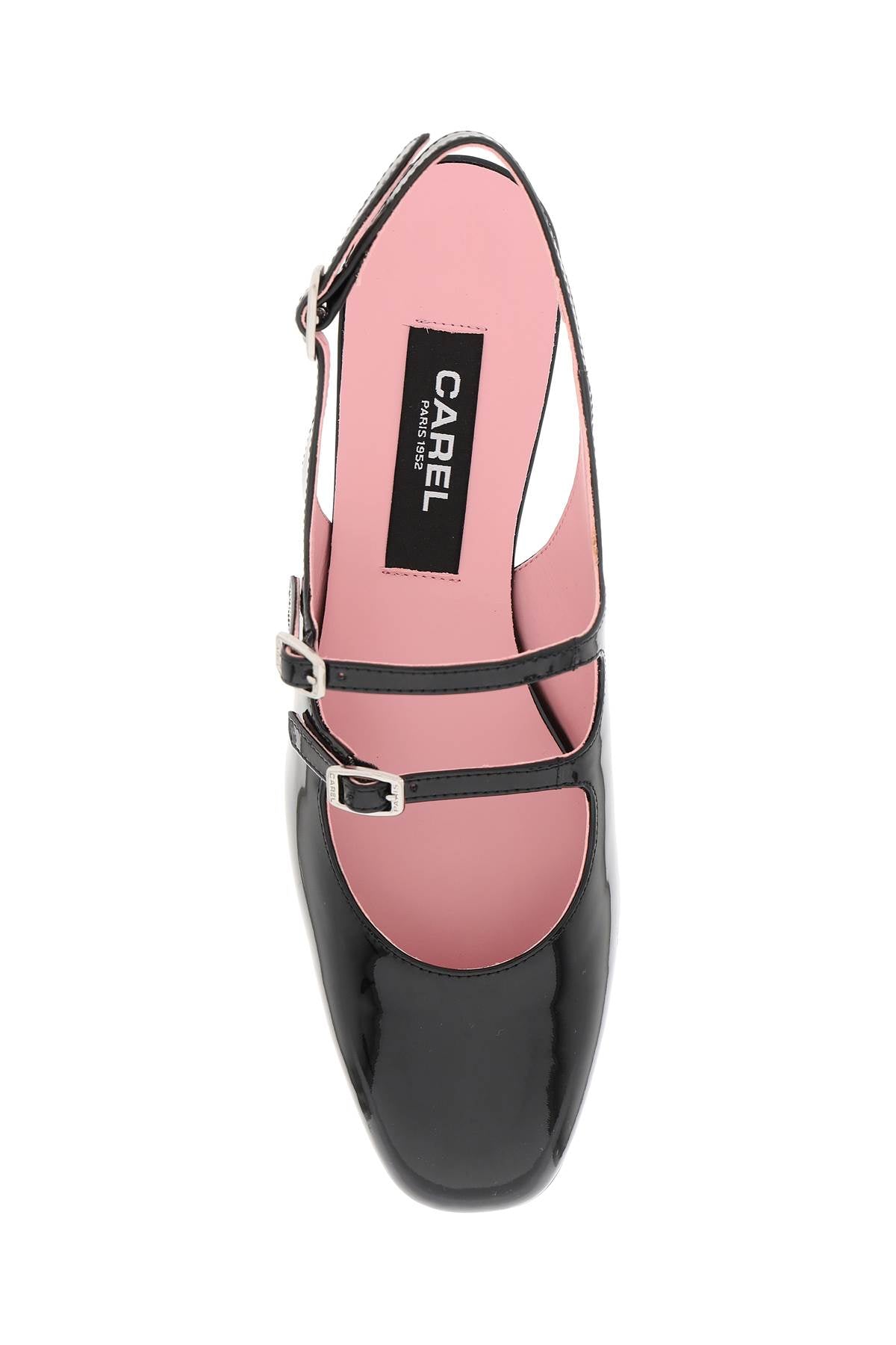 Carel patent leather pêche slingback mary jane image 1