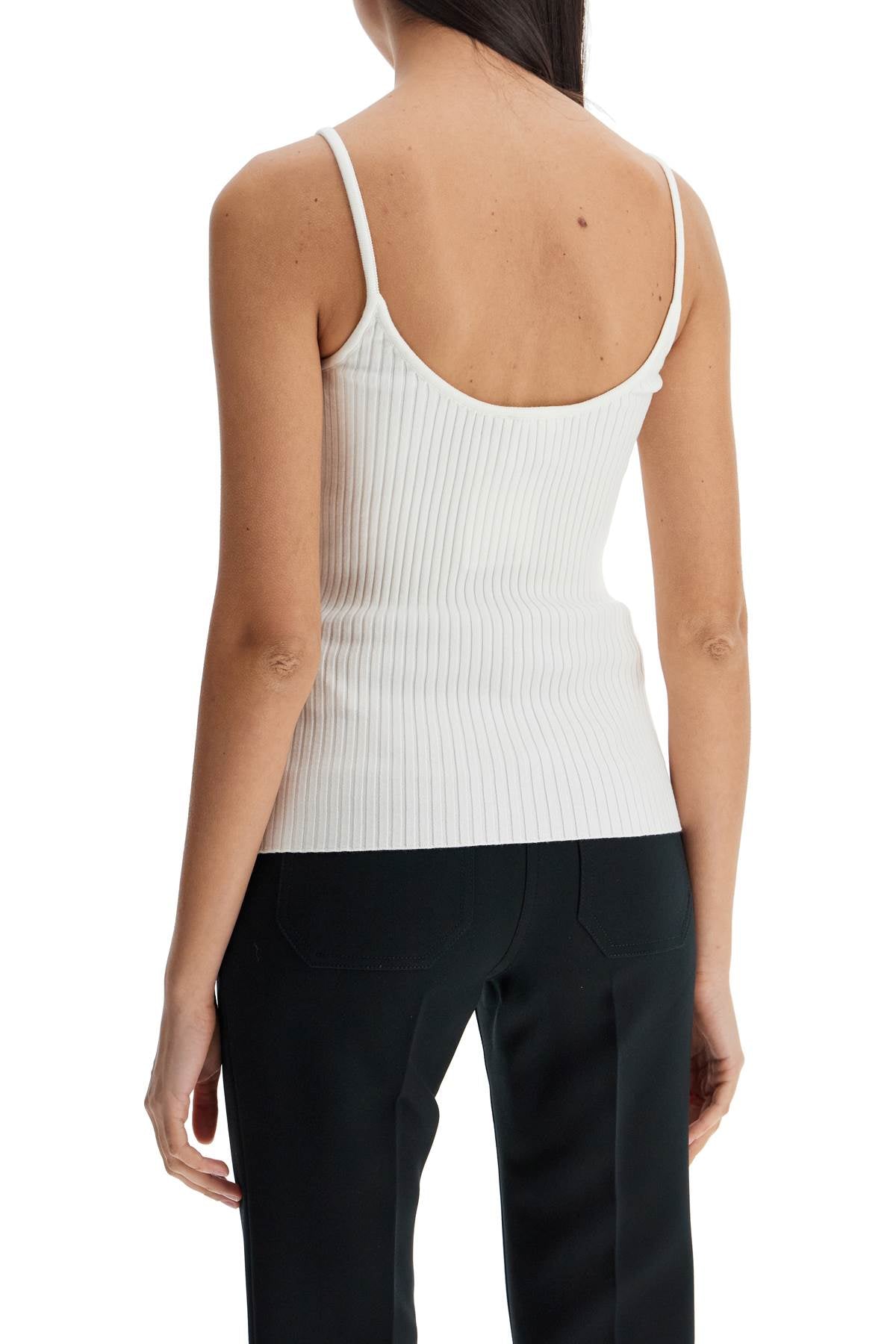 Courreges rib knit tank top image 2