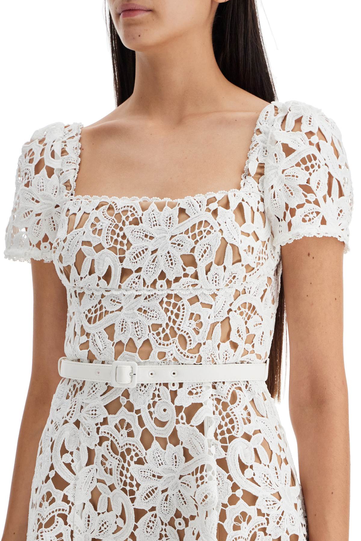 Self-Portrait Self Portrait floral lace mini dress with eight image 3