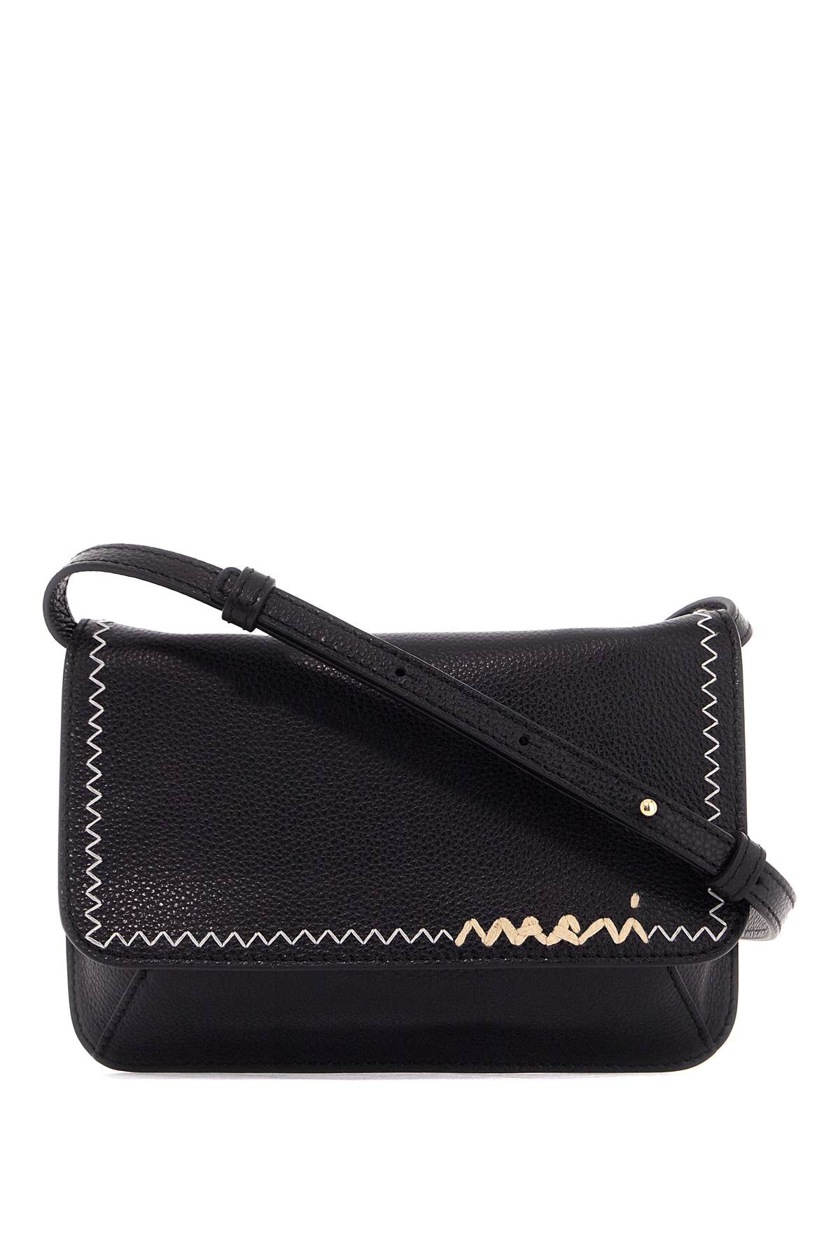 Marni flap trunk shoulder bag with image 0