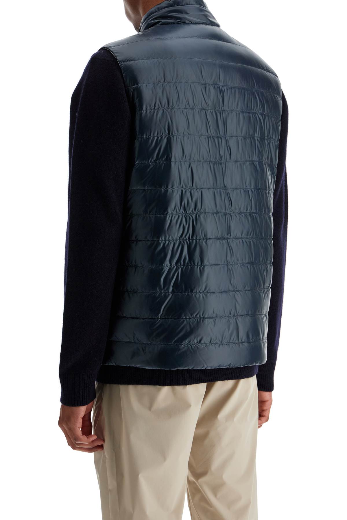 HERNO reversible black polyamide gilet image 2