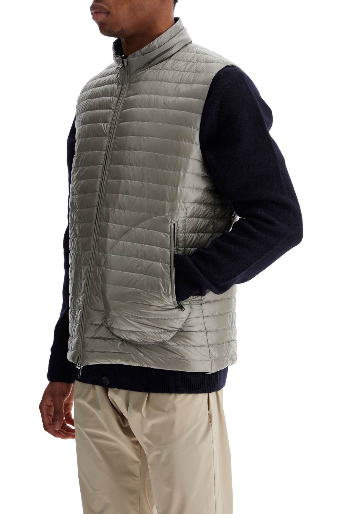 HERNO reversible black polyamide gilet image 3