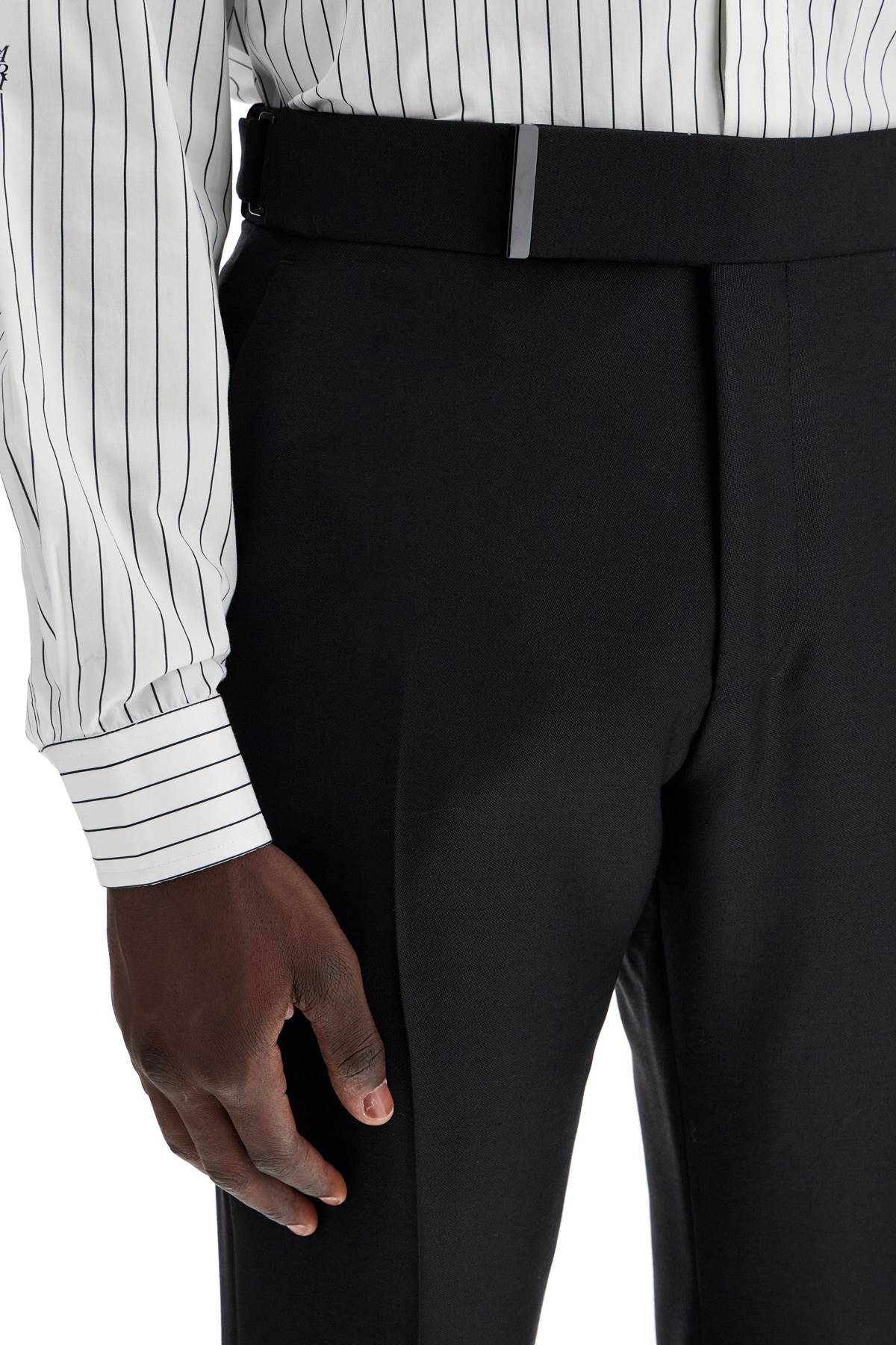 Tom Ford Tailored Wool Mohair Trousers - Regular Fit image 3