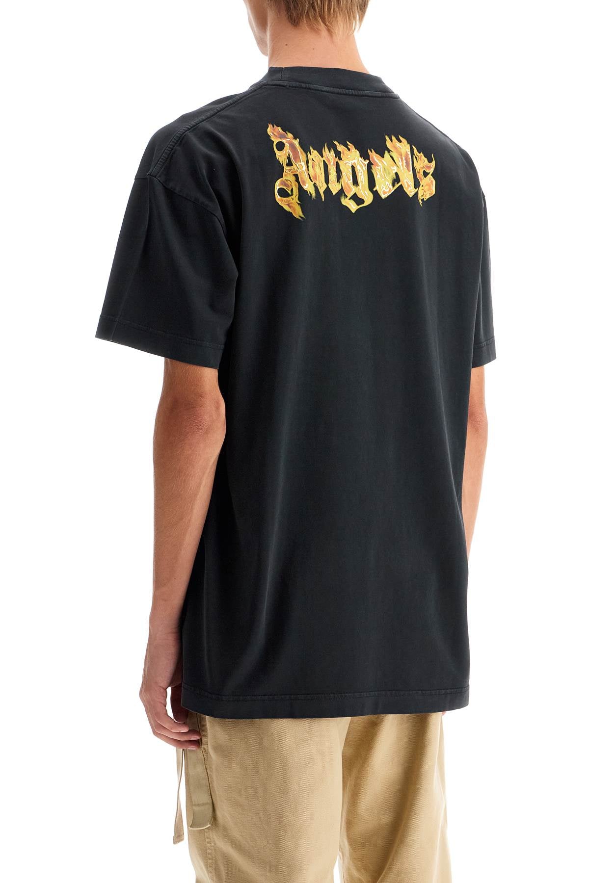 Palm Angels "burning logo t-shirt image 2