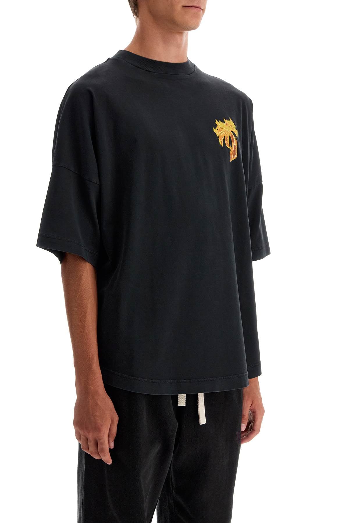 Palm Angels "burning palm oversized t image 1