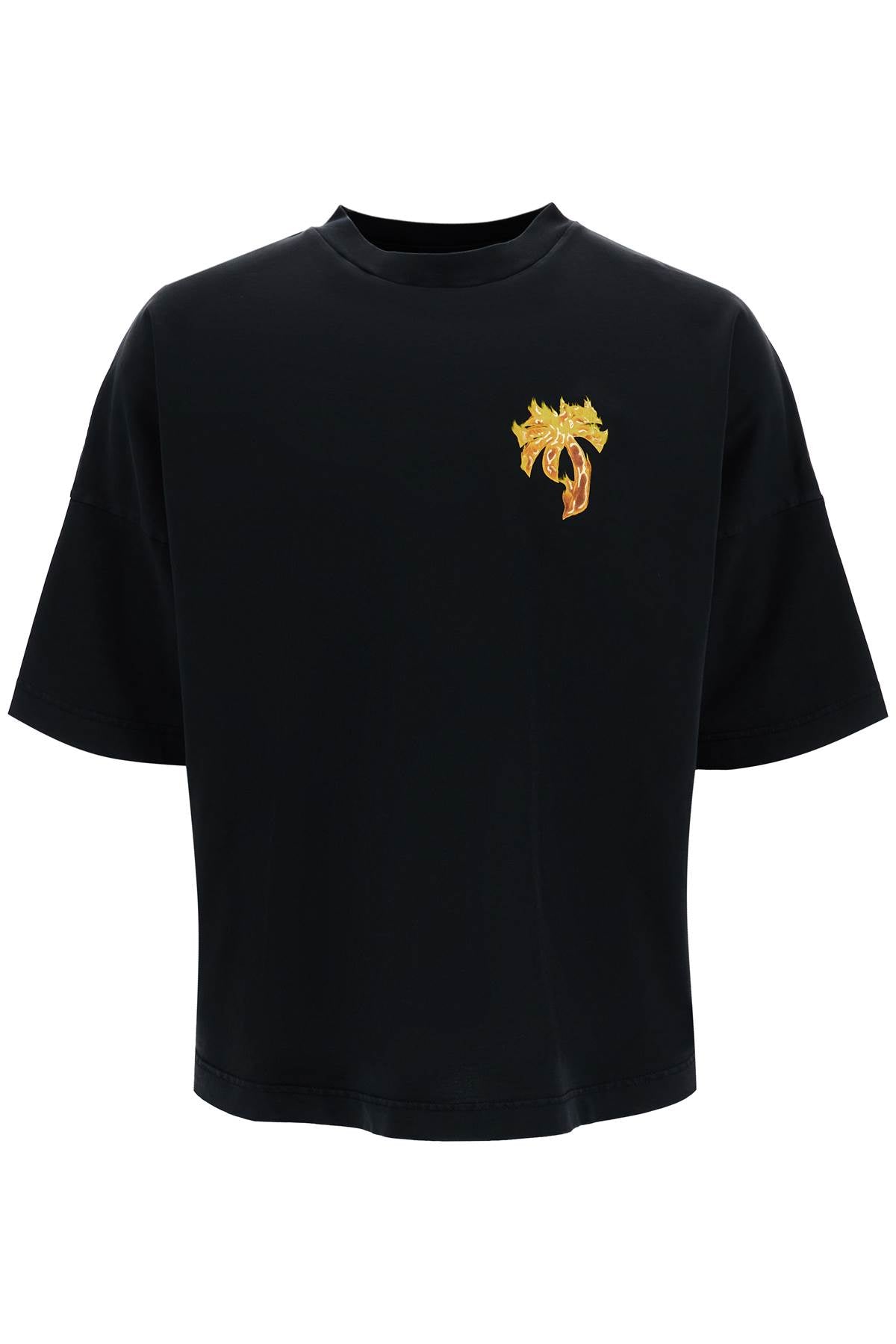 Palm Angels "burning palm oversized t image 0