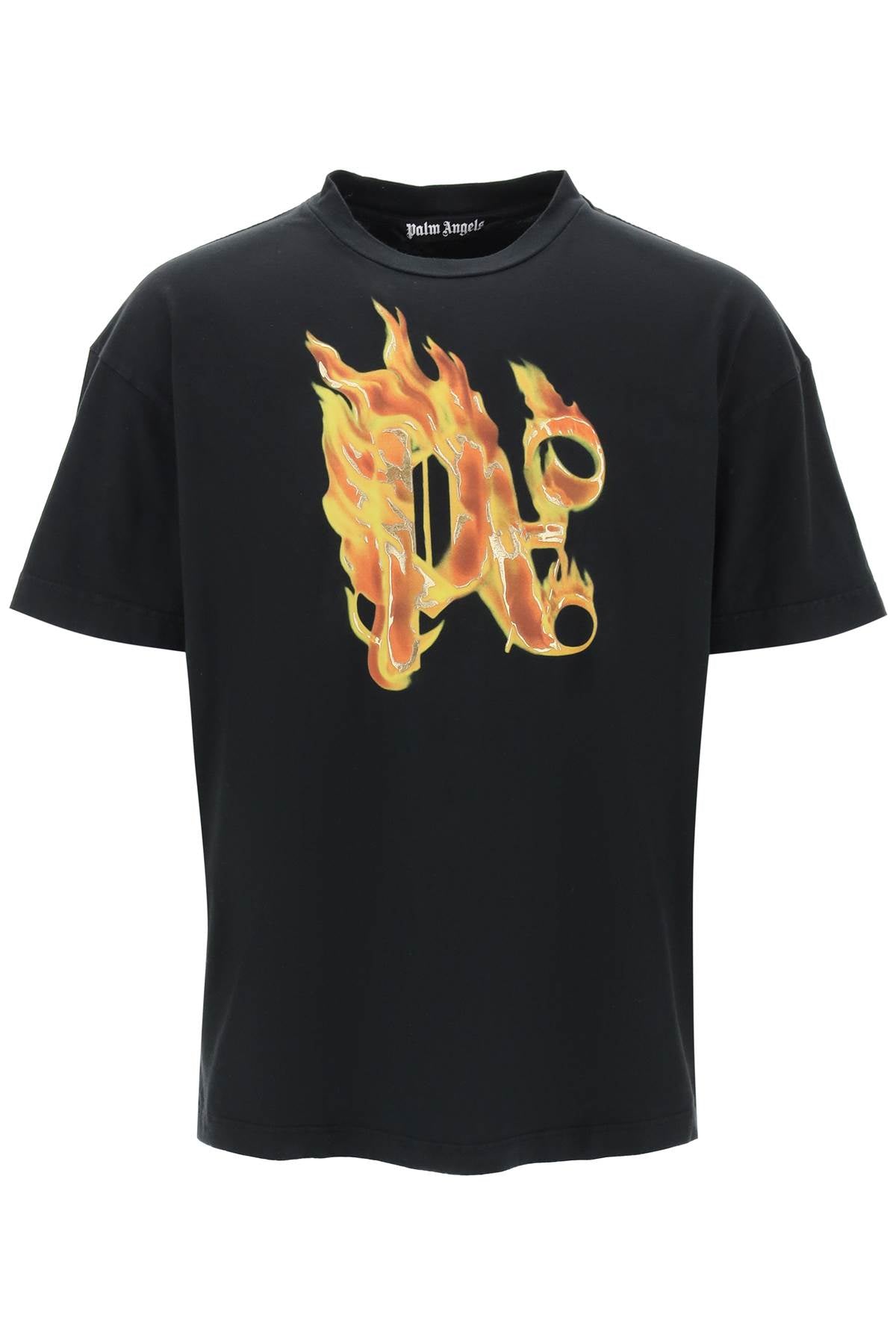 Palm Angels "burning monogram t image 0