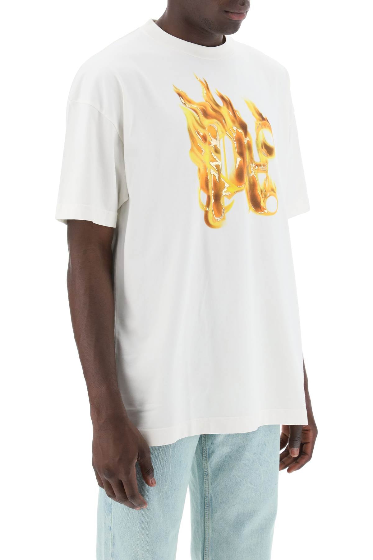 Palm Angels "burning monogram t image 1