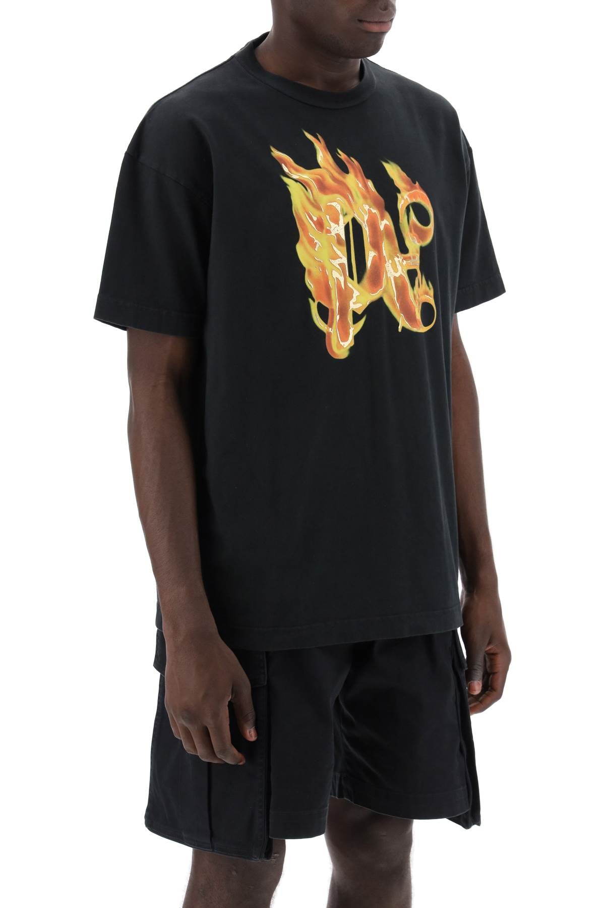 Palm Angels "burning monogram t image 1