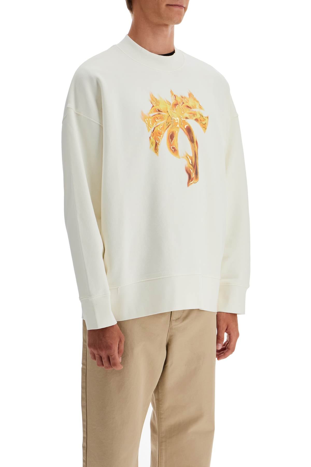 Palm Angels "burning palm oversized sweat image 1