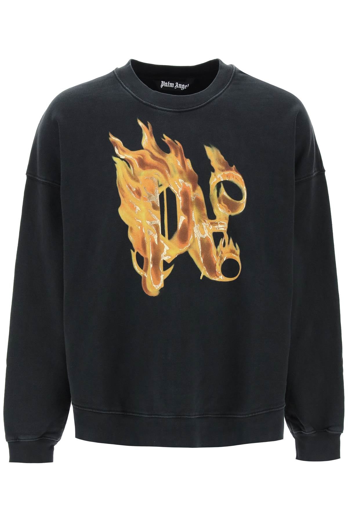 Palm Angels "burning monogram crewneck image 0