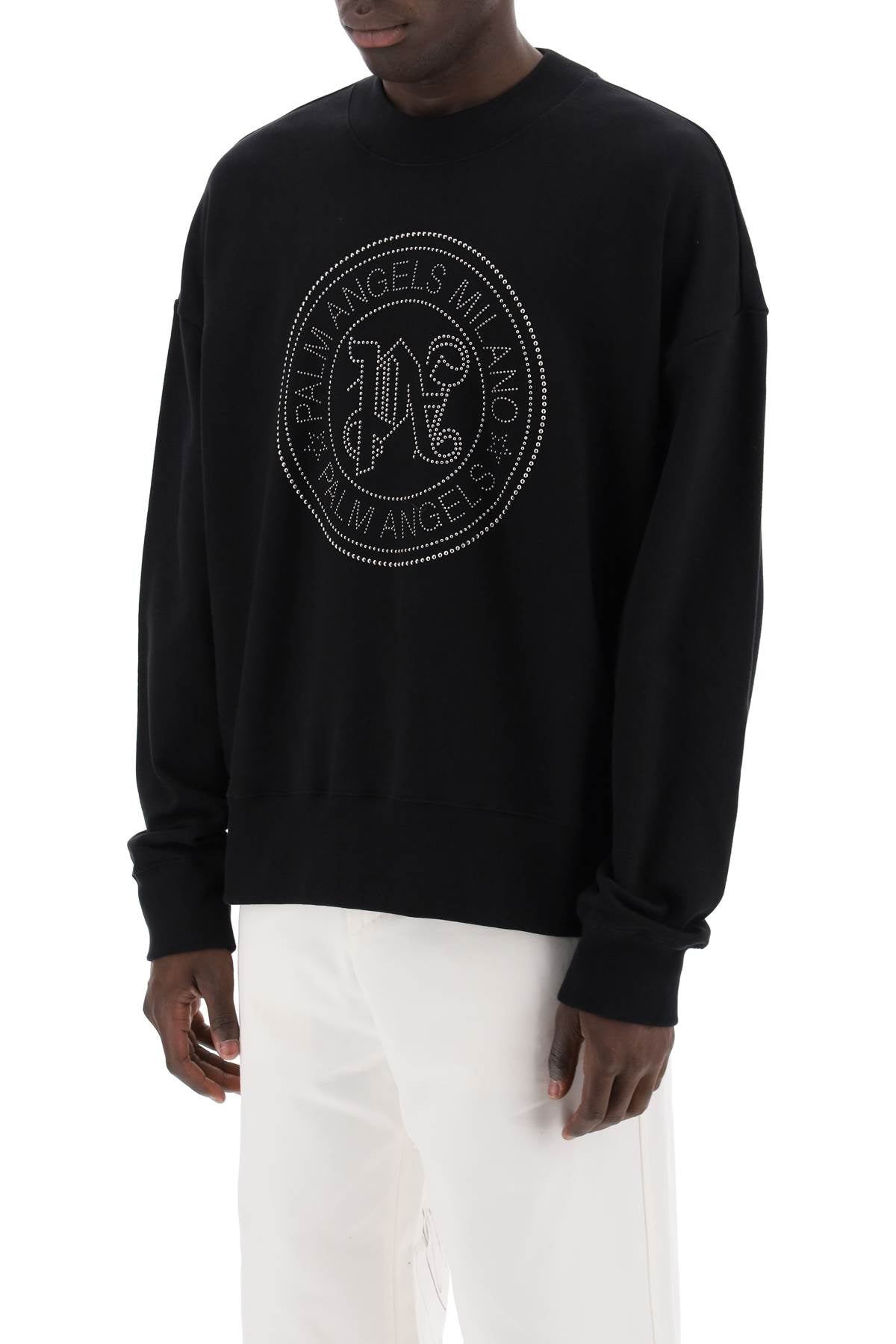 Palm Angels Milan Logo Crewneck Sweatshirt image 3