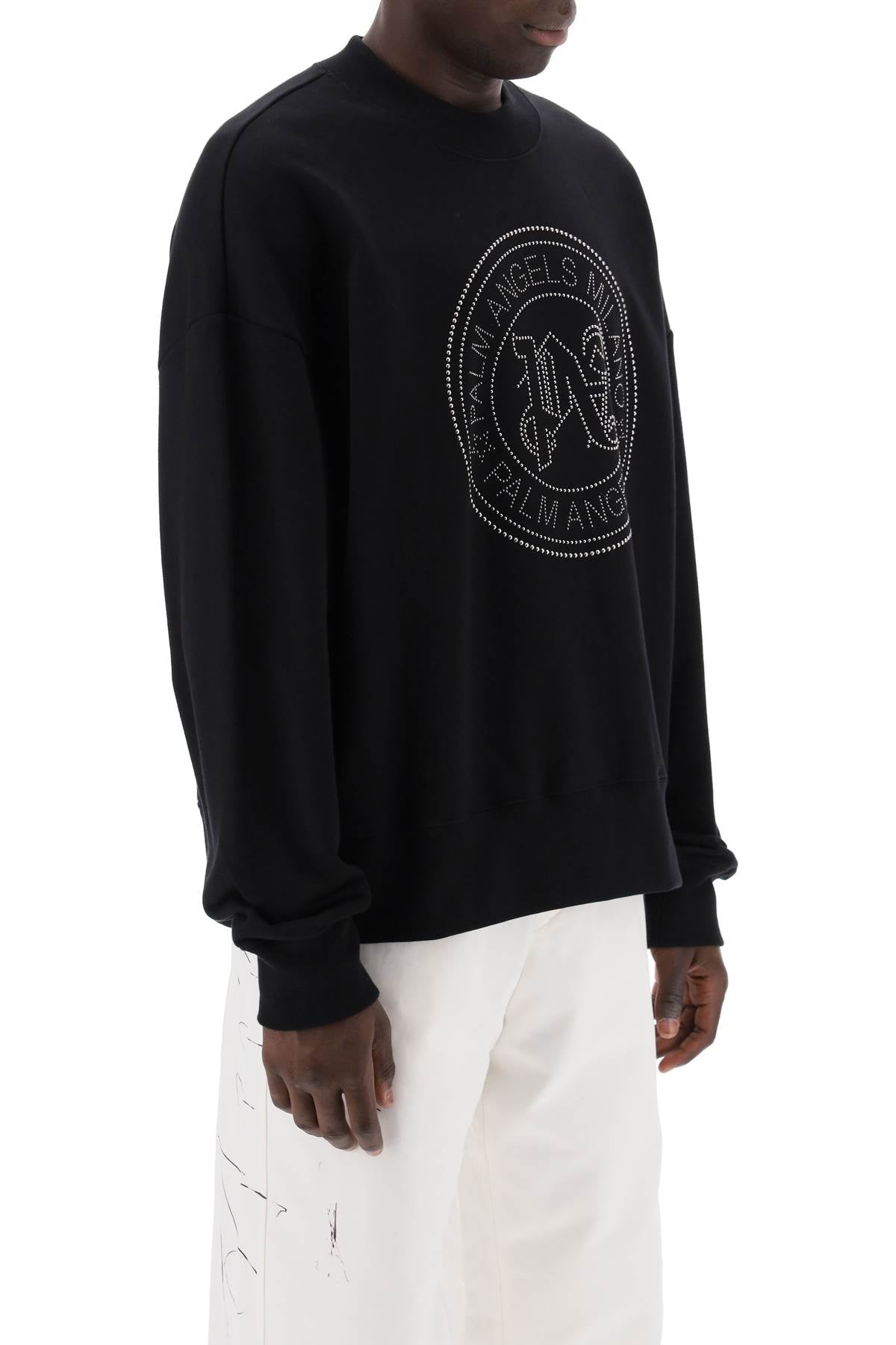 Palm Angels Milan Logo Crewneck Sweatshirt image 1