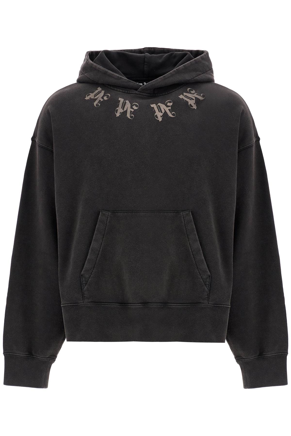 Palm Angels statement monogram hooded sweatshirt image 0