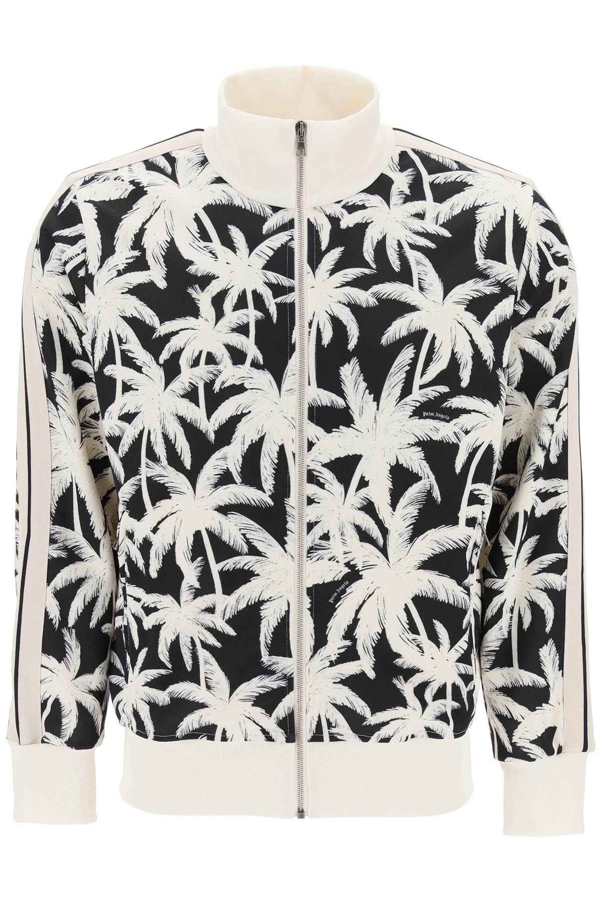 Palm Angels zip-up sweatshirt with palms print image 0