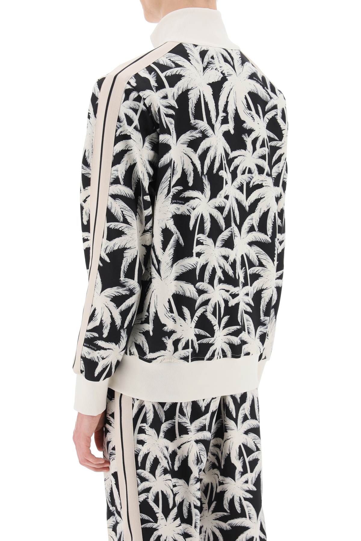 Palm Angels zip-up sweatshirt with palms print image 2