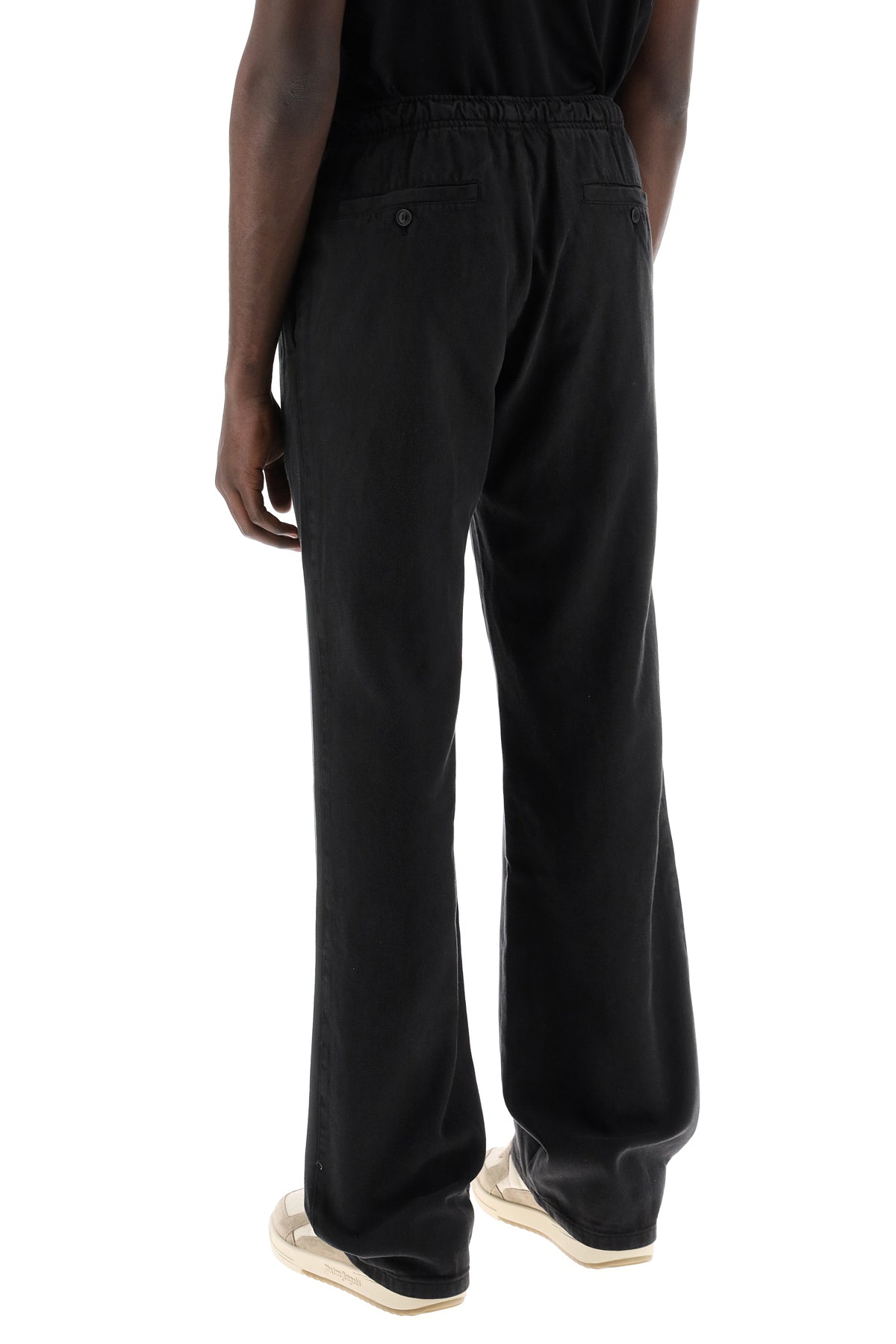 Palm Angels Wide-Leg Travel Pants - Cotton Blend Tricotine image 2