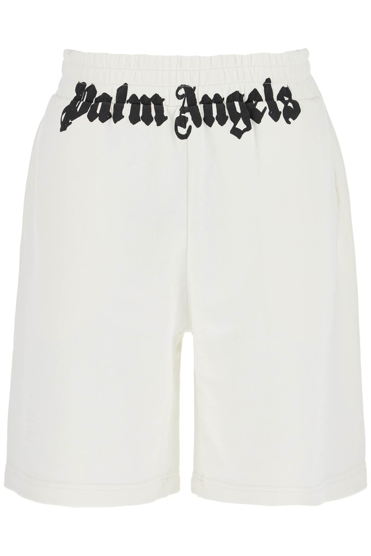 Palm Angels Men's Logo Print Cotton Bermuda Shorts image 0