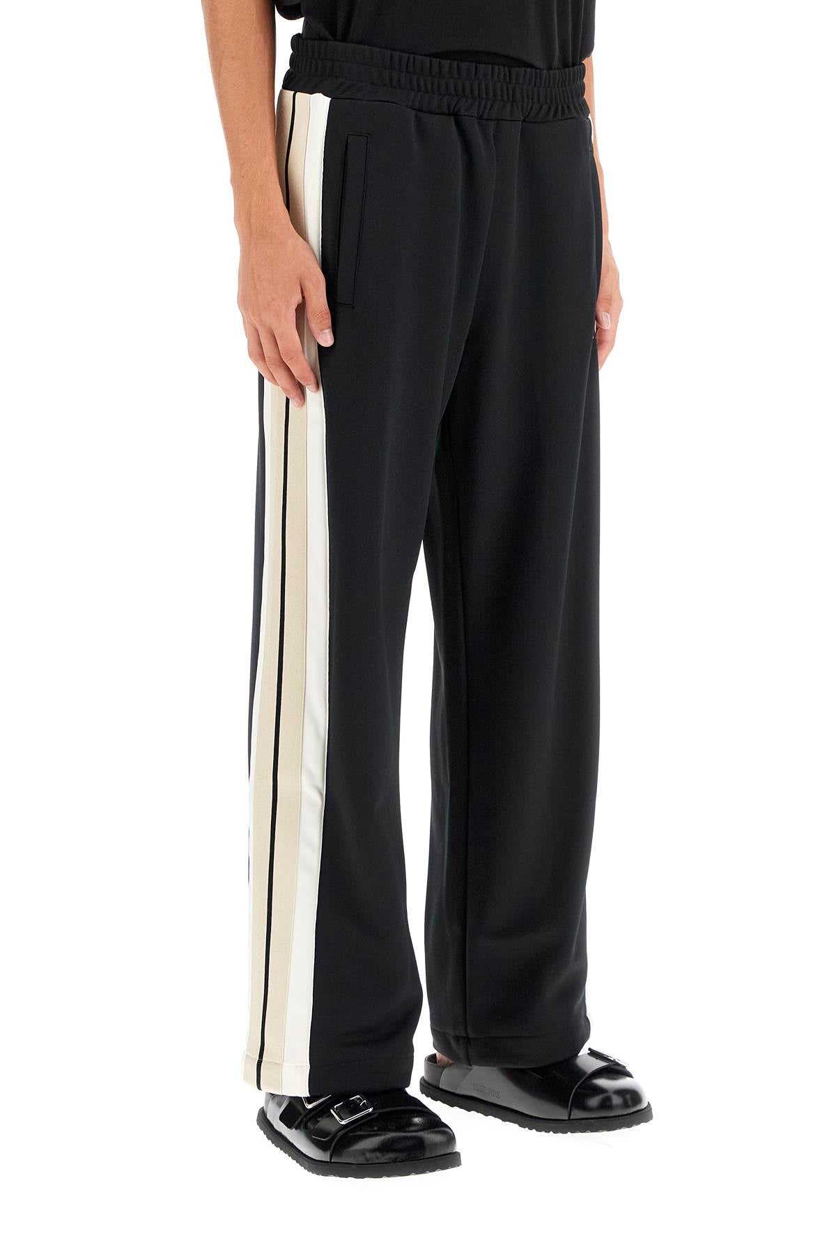 Palm Angels contrast band joggers with track in image 1