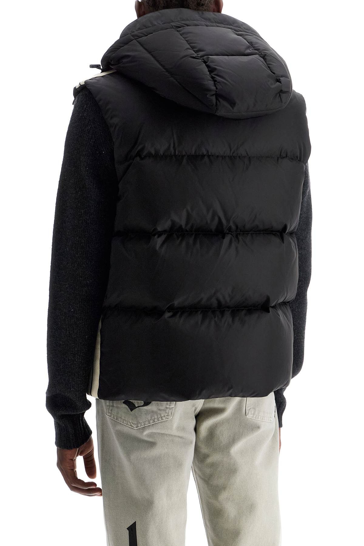 Palm Angels sleeveless down jacket with contrasting image 2