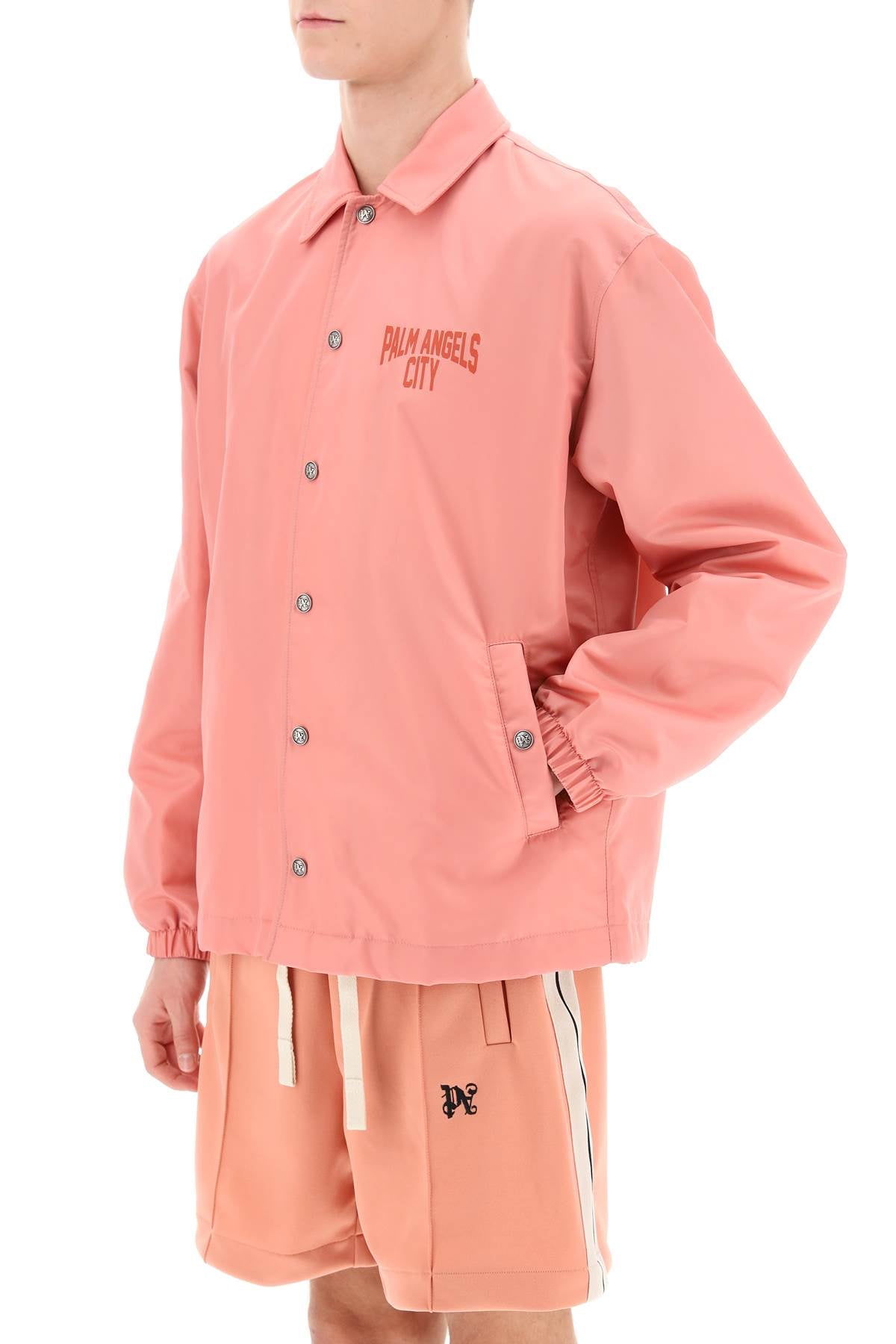 Palm Angels pa city coach jacket image 3