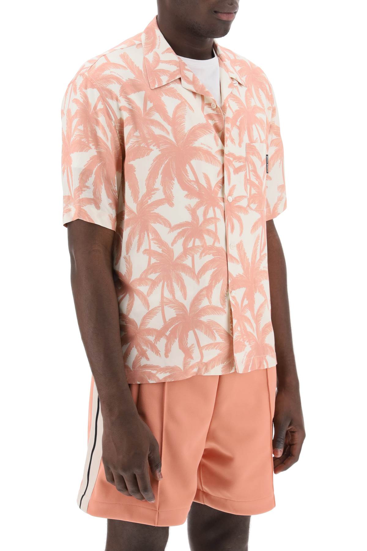 Palm Angels bowling shirt with palms motif image 1