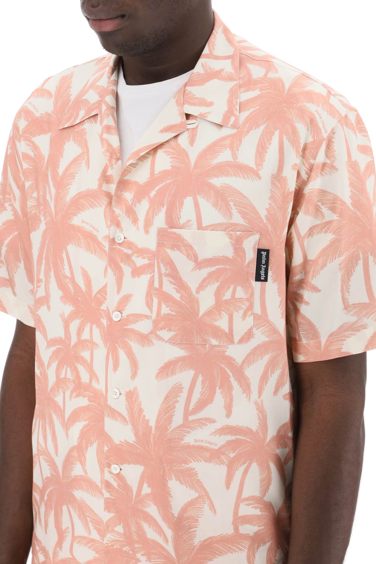 Palm Angels bowling shirt with palms motif image 3