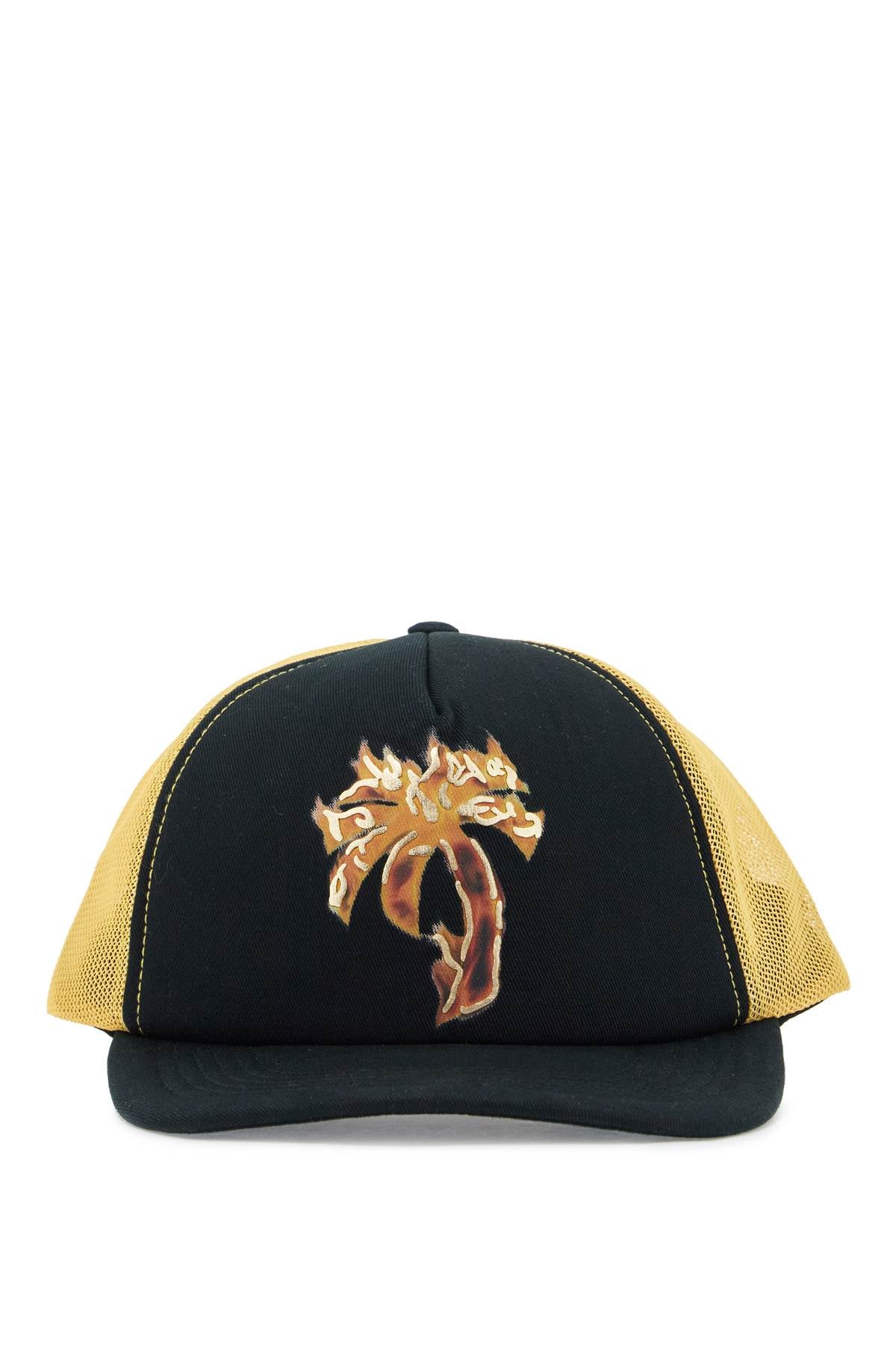 Palm Angels "burning palm trucker hat image 0