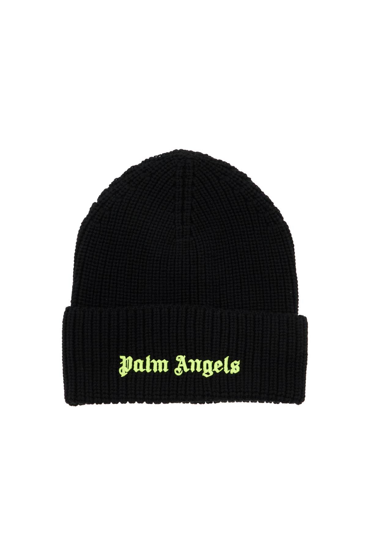 Palm Angels fluorescent logo beanie image 0