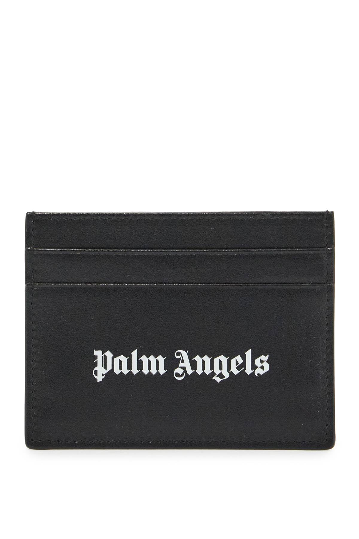 Palm Angels Logo Leather Card Holder image 0