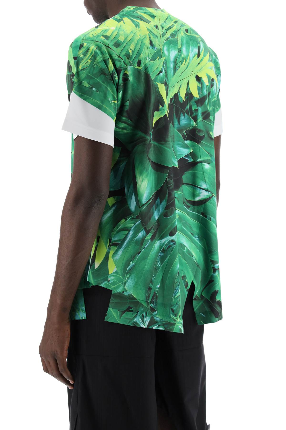 Comme Des Garcons Homme Plus jungle print t-shirt with image 2