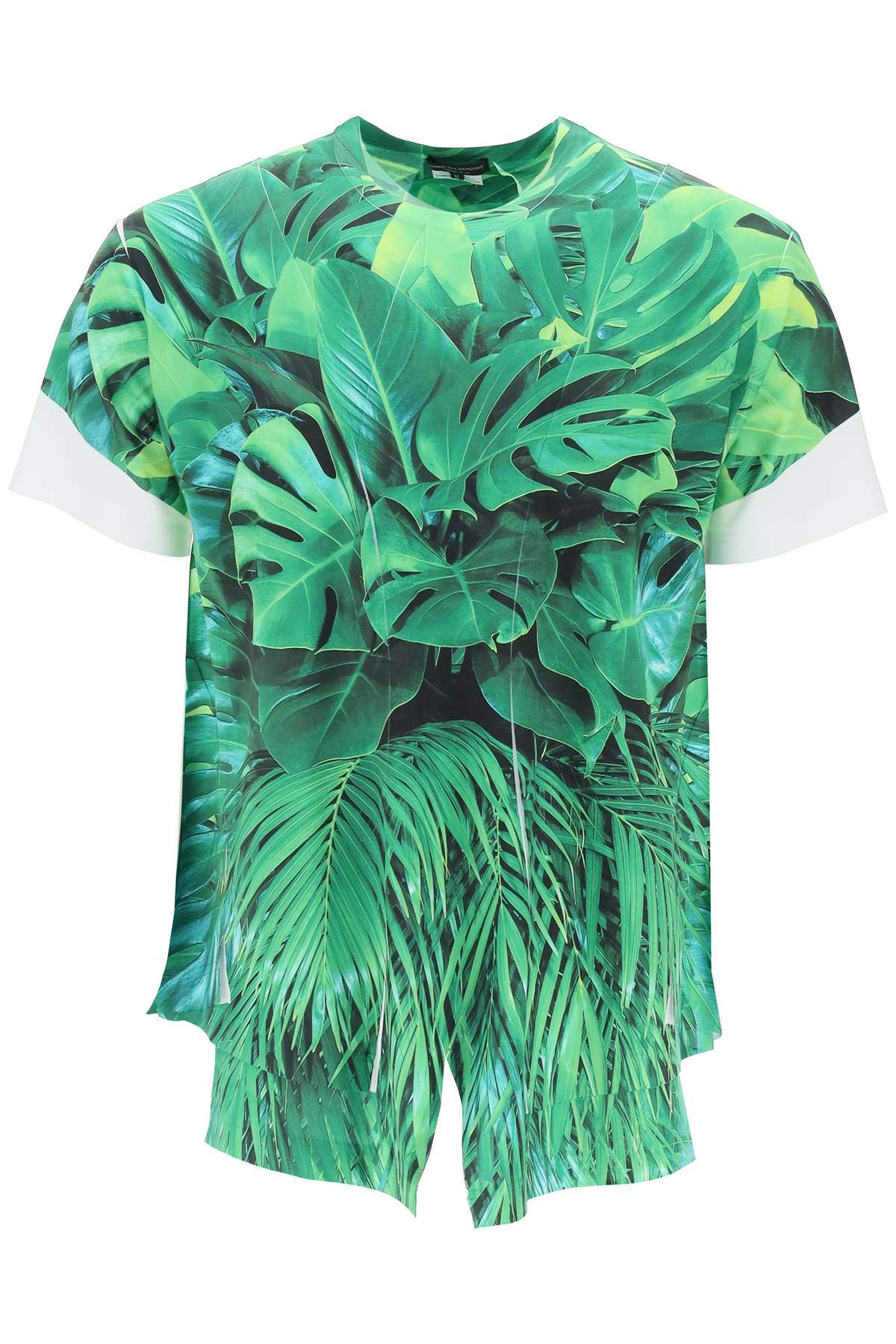 Comme Des Garcons Homme Plus jungle print t-shirt with image 0