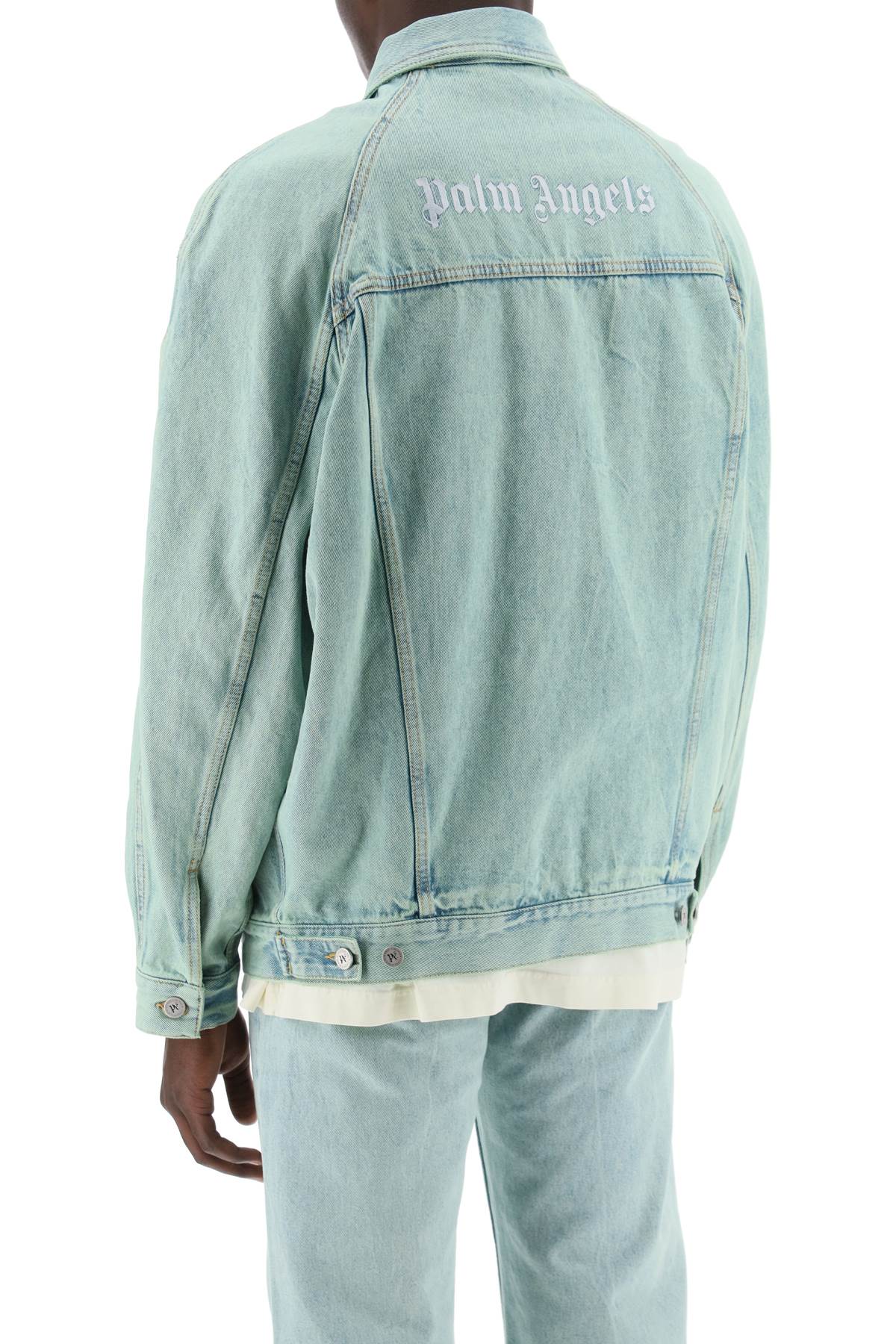 Palm Angels "denim overdye jacket image 2