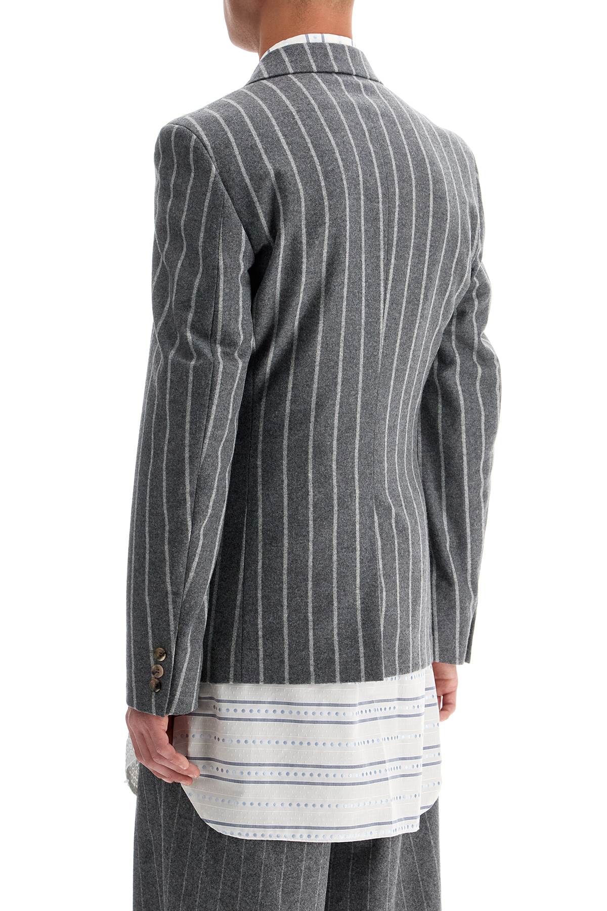 Comme Des Garcons Homme Plus striped wool jacket image 2