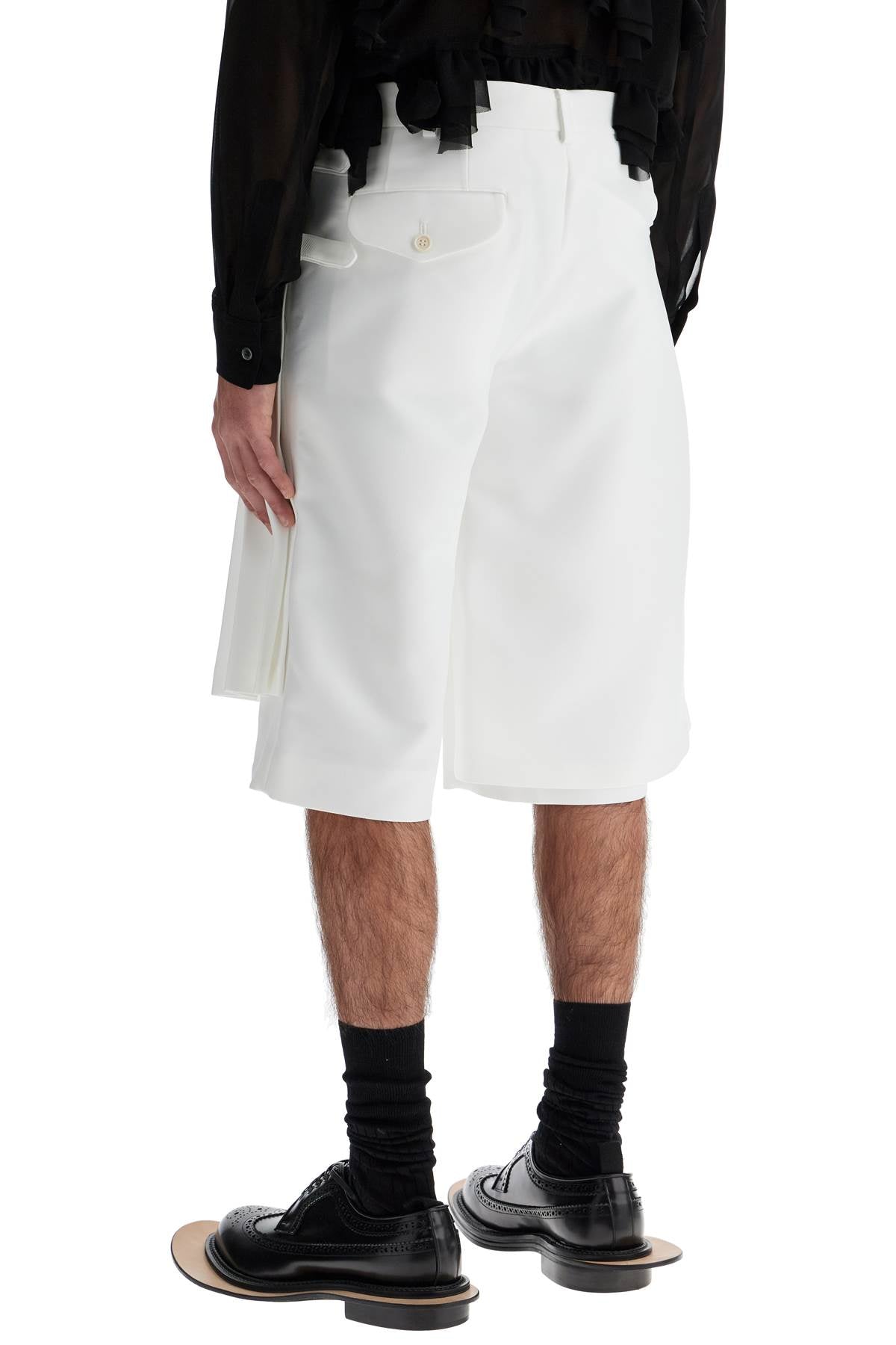 Comme Des Garçons Homme Plus Kilt Panel Bermuda Shorts image 2