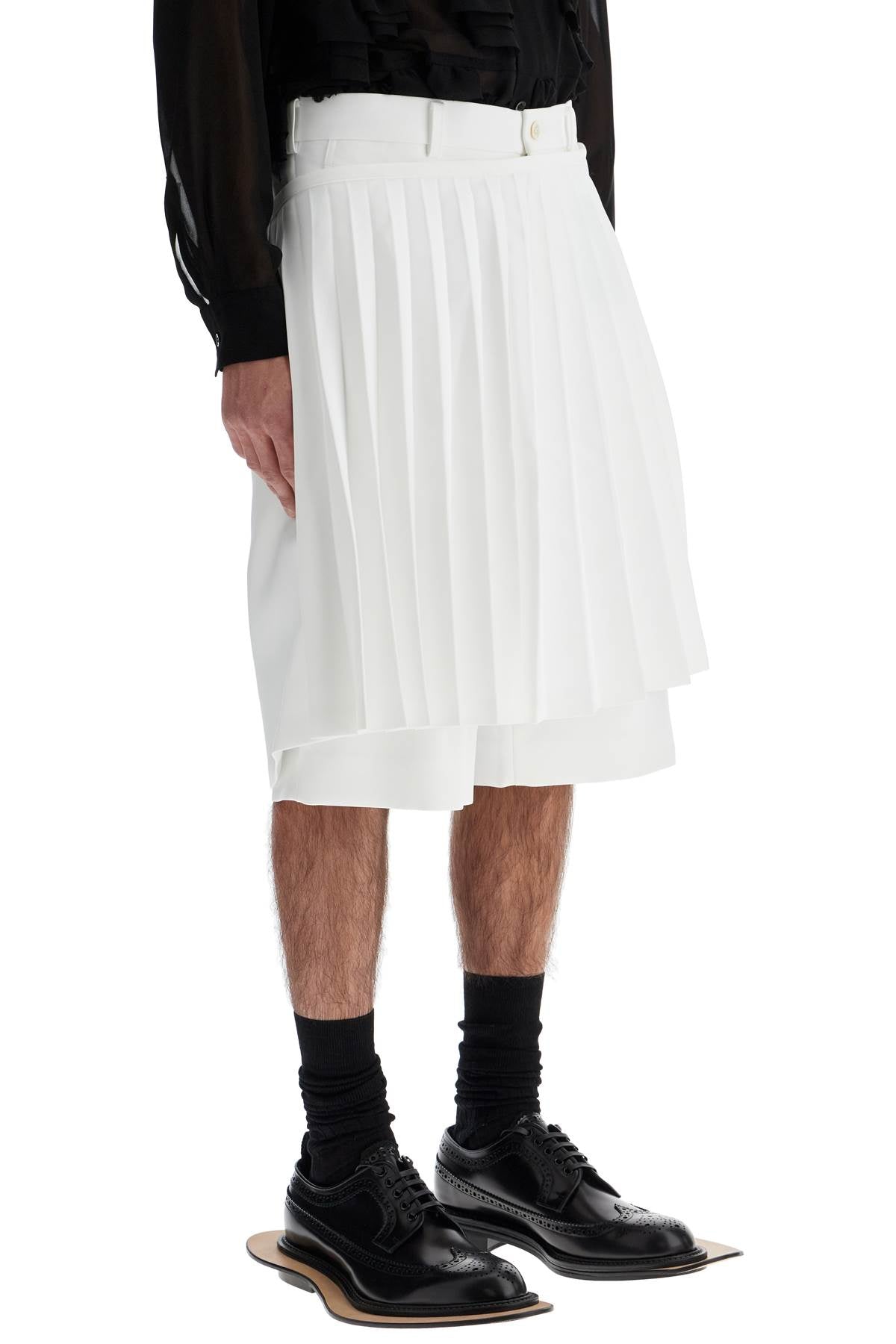 Comme Des Garçons Homme Plus Kilt Panel Bermuda Shorts image 1