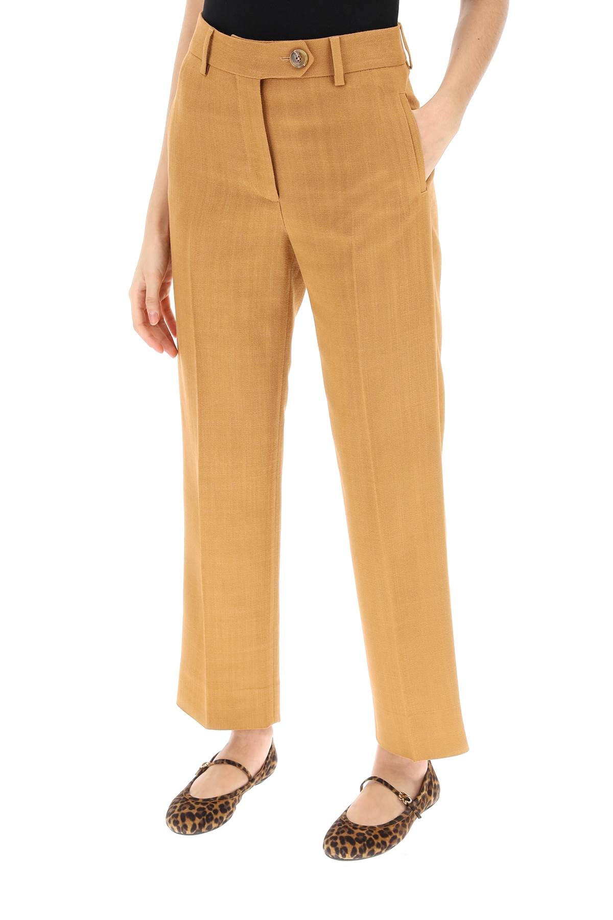 Blazé Milano Santana Peanut Nana Cropped Tailoring Pants image 3