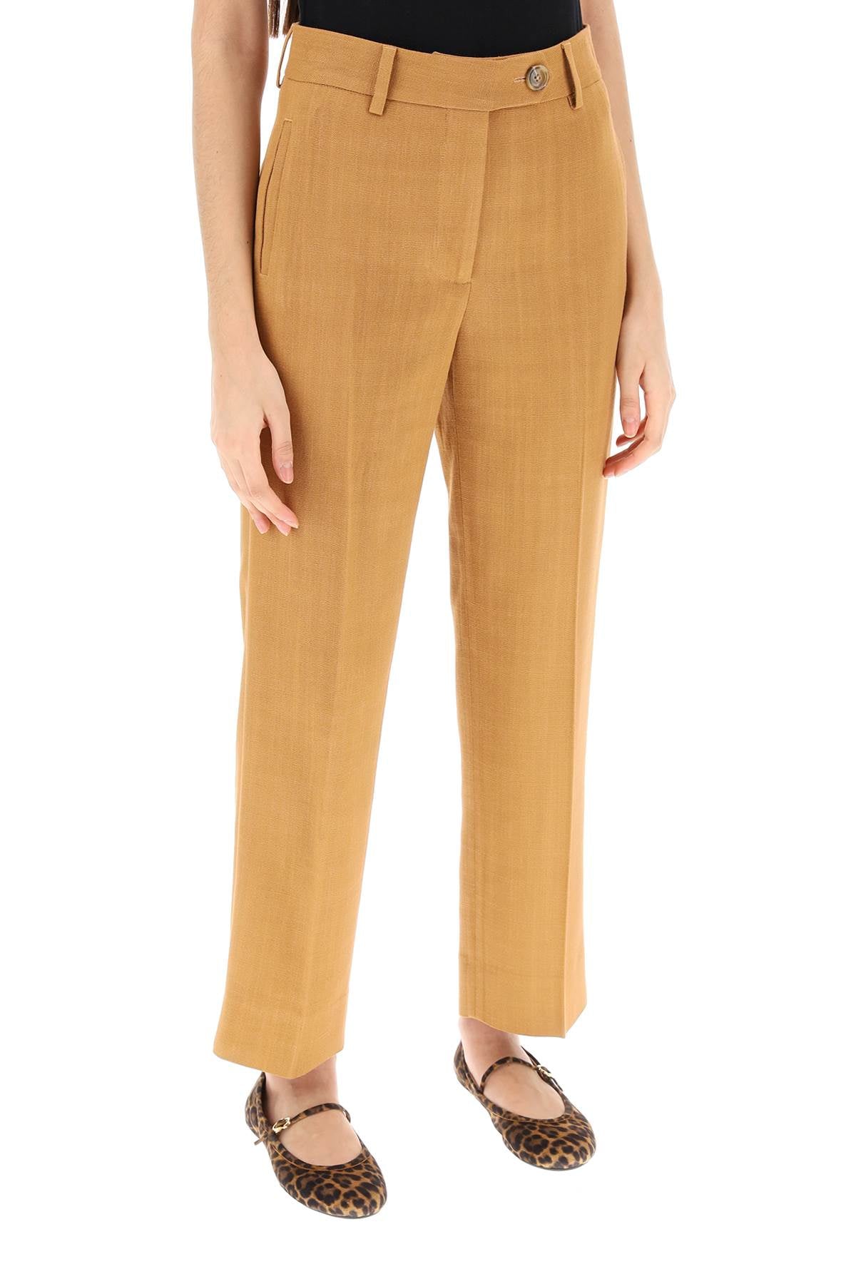 Blazé Milano Santana Peanut Nana Cropped Tailoring Pants image 1